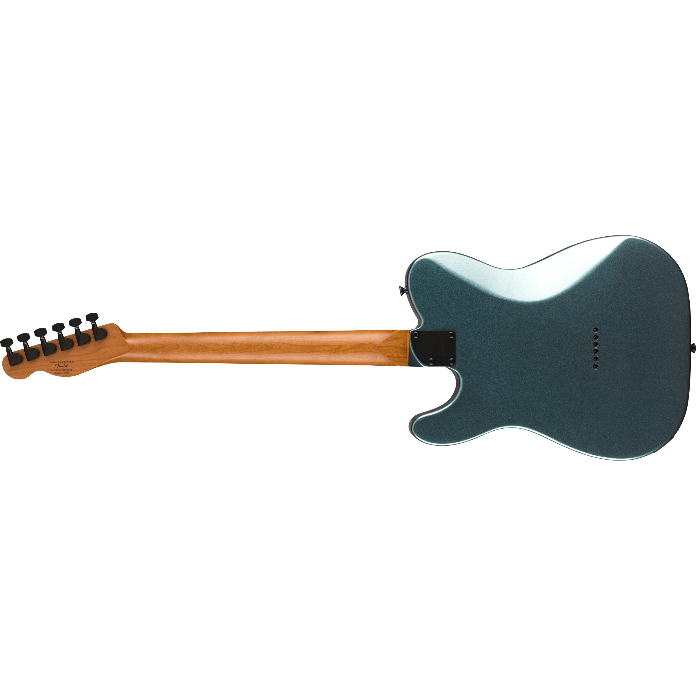 Squier 037-1225-568 Contemporary Tele, RH, Roasted MN, Gunmetal Metallic - Image 2