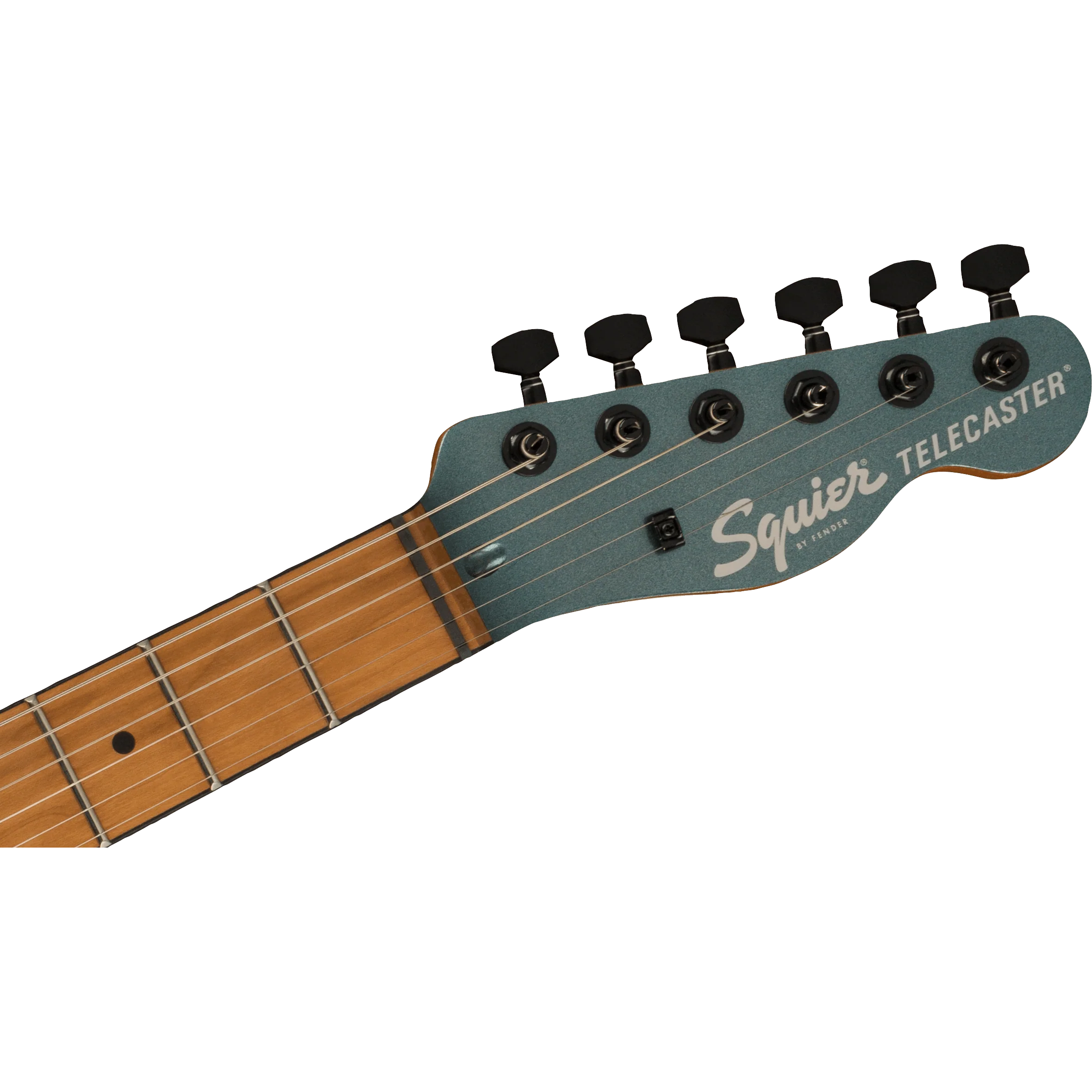 Squier 037-1225-568 Contemporary Tele, RH, Roasted MN, Gunmetal Metallic - Image 6