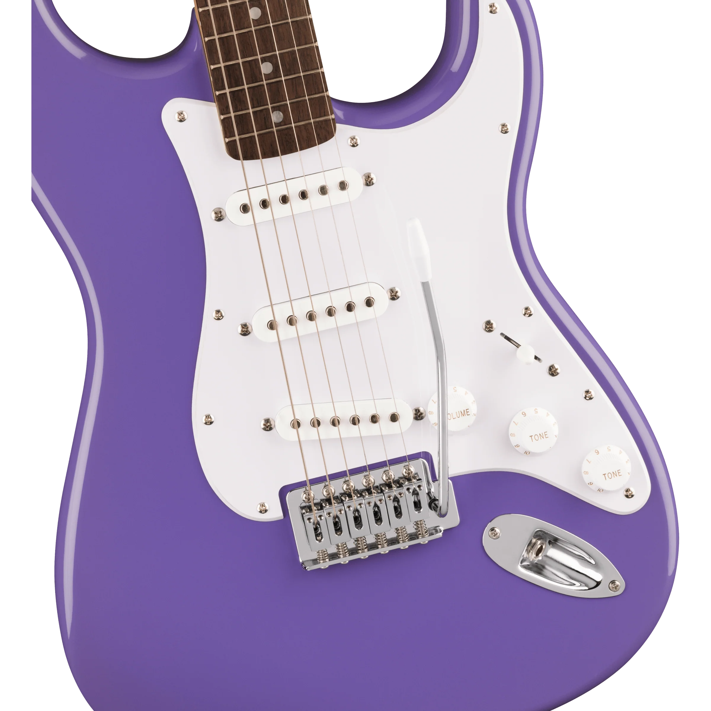 Squier 037-3150-517 Sonic Strat, SSS, WPG, Ultraviolet - Image 4