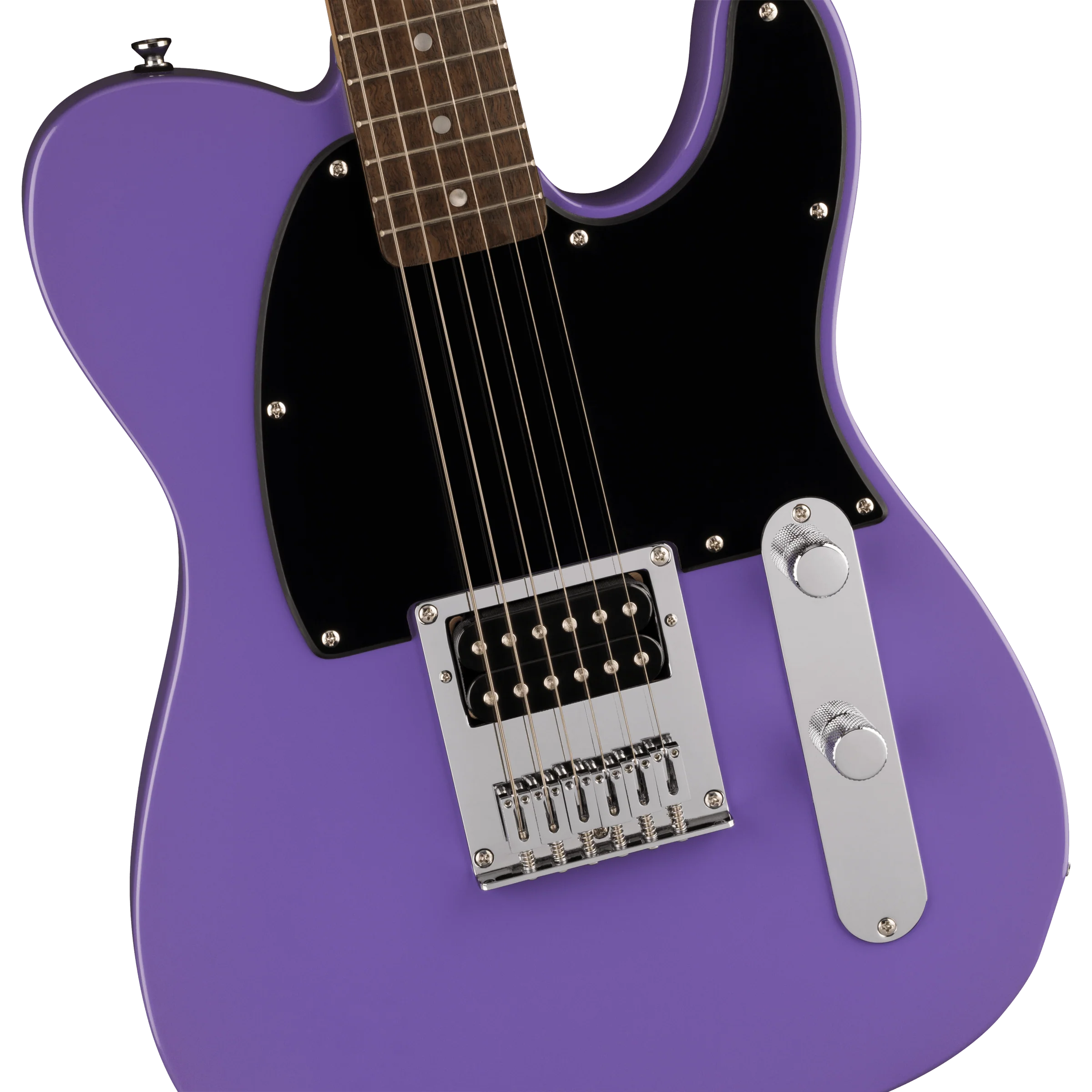 Squier 037-3551-517 Sonic Esquire Tele, H, LRL, BPG, Ultraviolet - Image 3