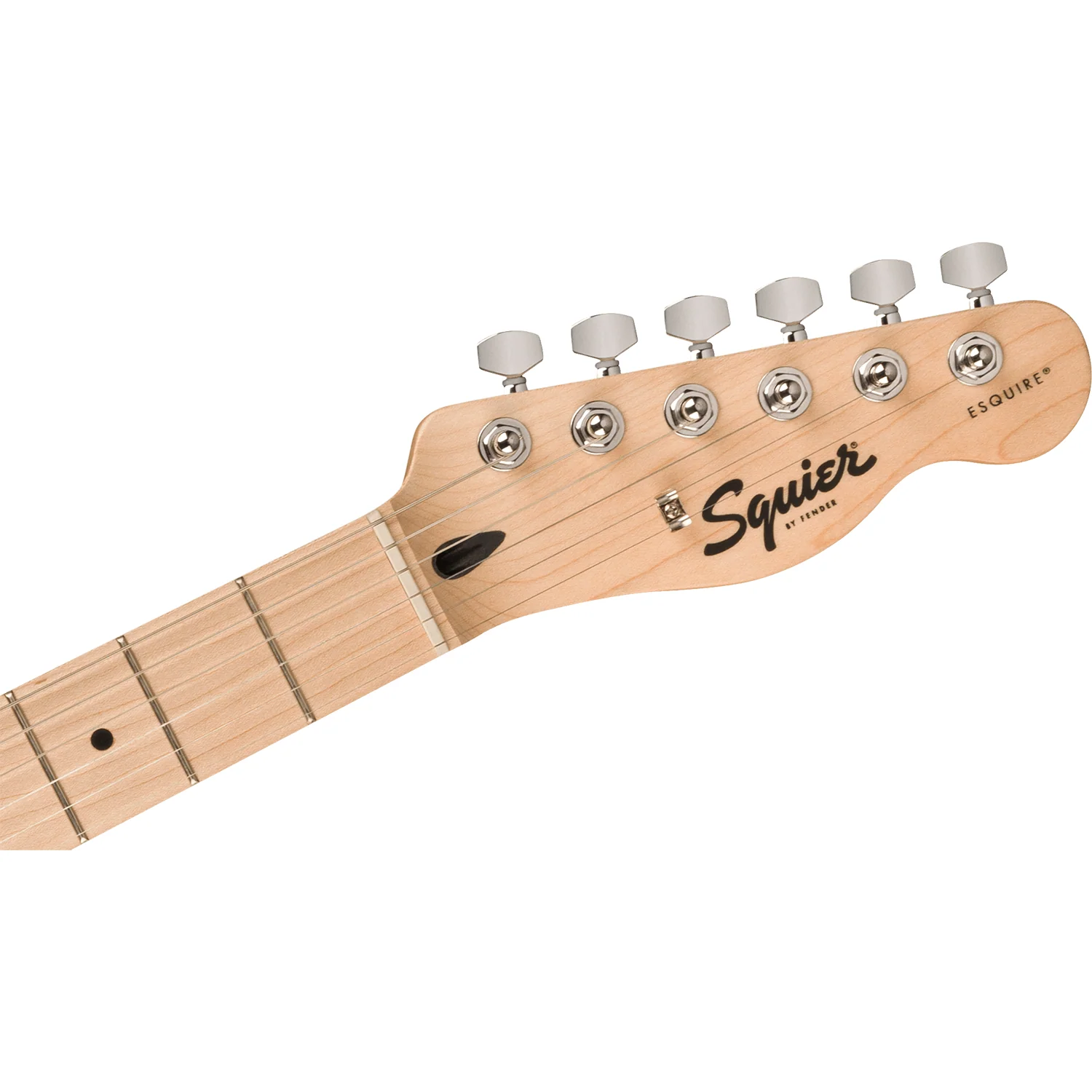 Squier 037-3553-580 Sonic Esquire Tele, H, MN, BPG, Arctic White - Image 4
