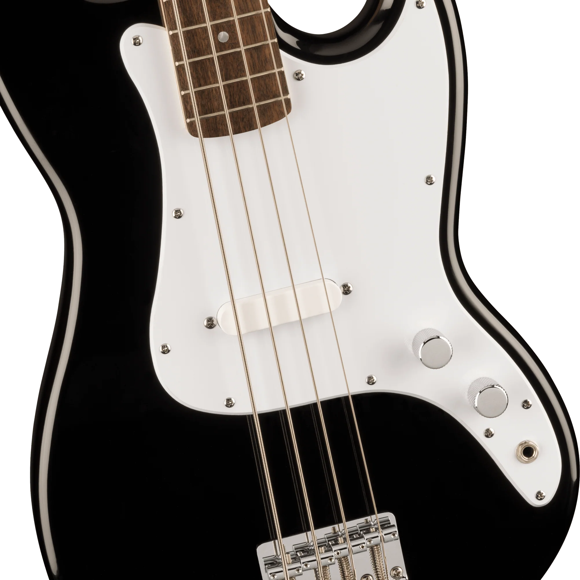 Squier 037-3800-506 Sonic Bronco Bass, LRL, Black - Image 3
