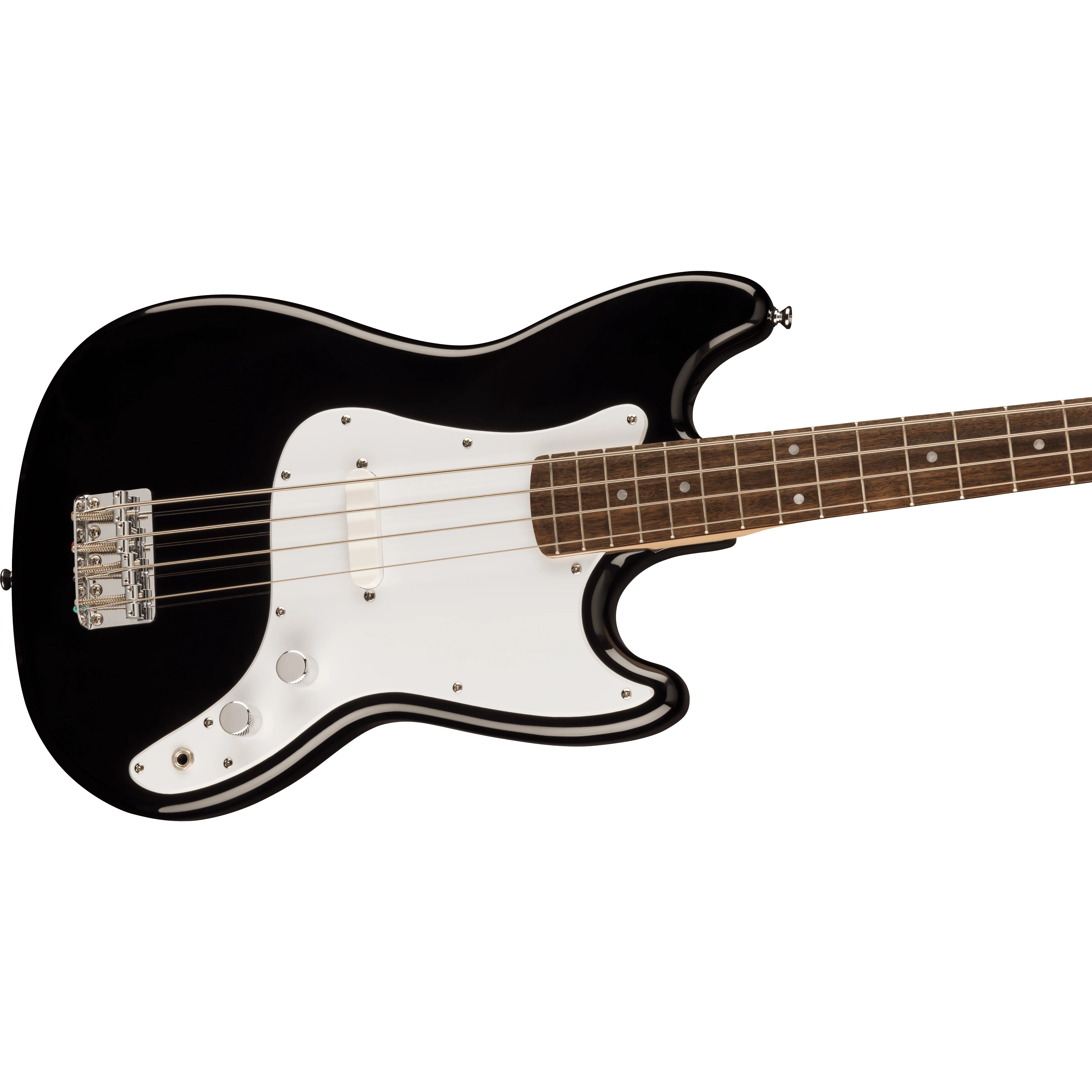 Squier 037-3800-506 Sonic Bronco Bass, LRL, Black - Image 4