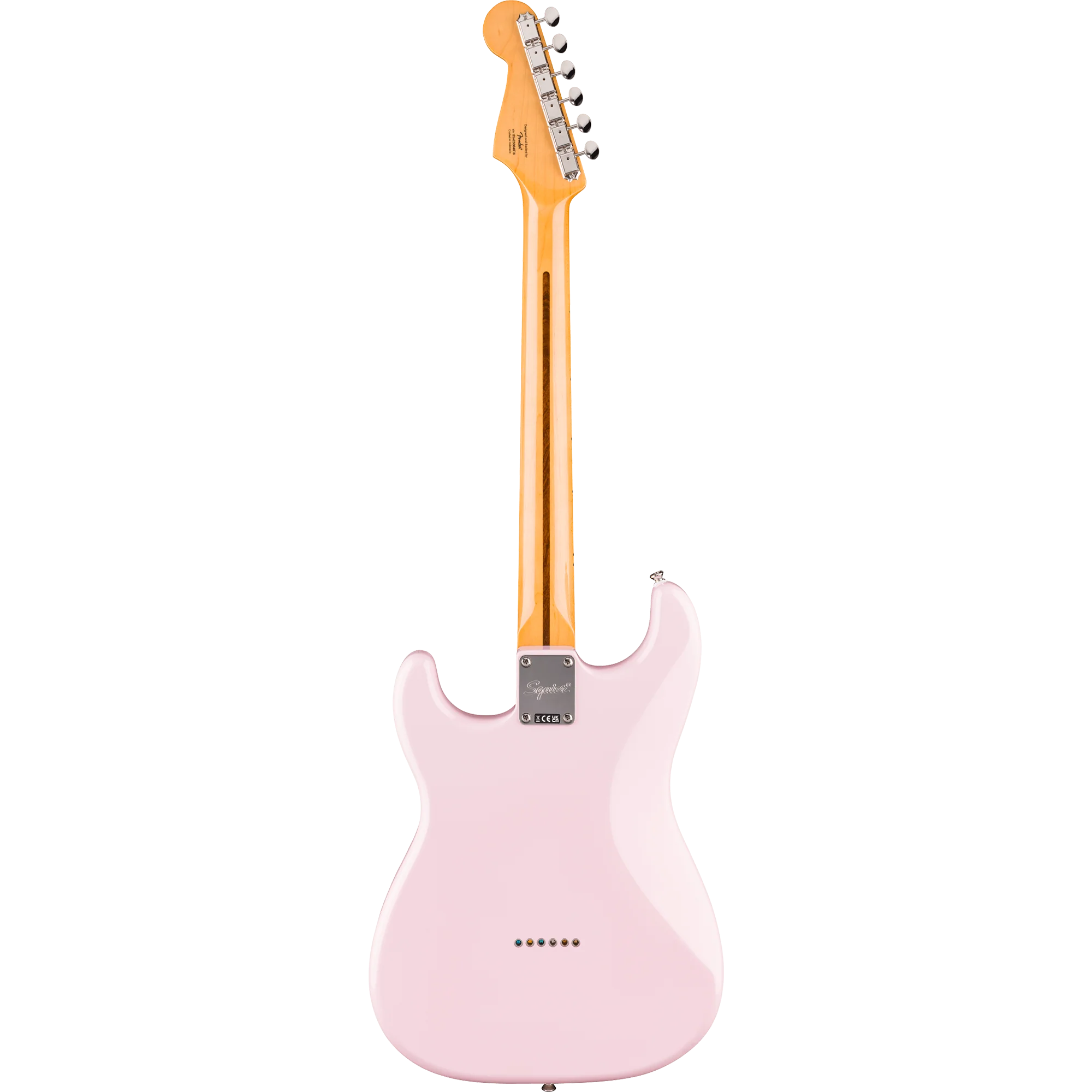 Squier 037-4008-556 Classic Vibe 50s Strat, HT, MN , Parchment PG, Shell Pink - Image 2