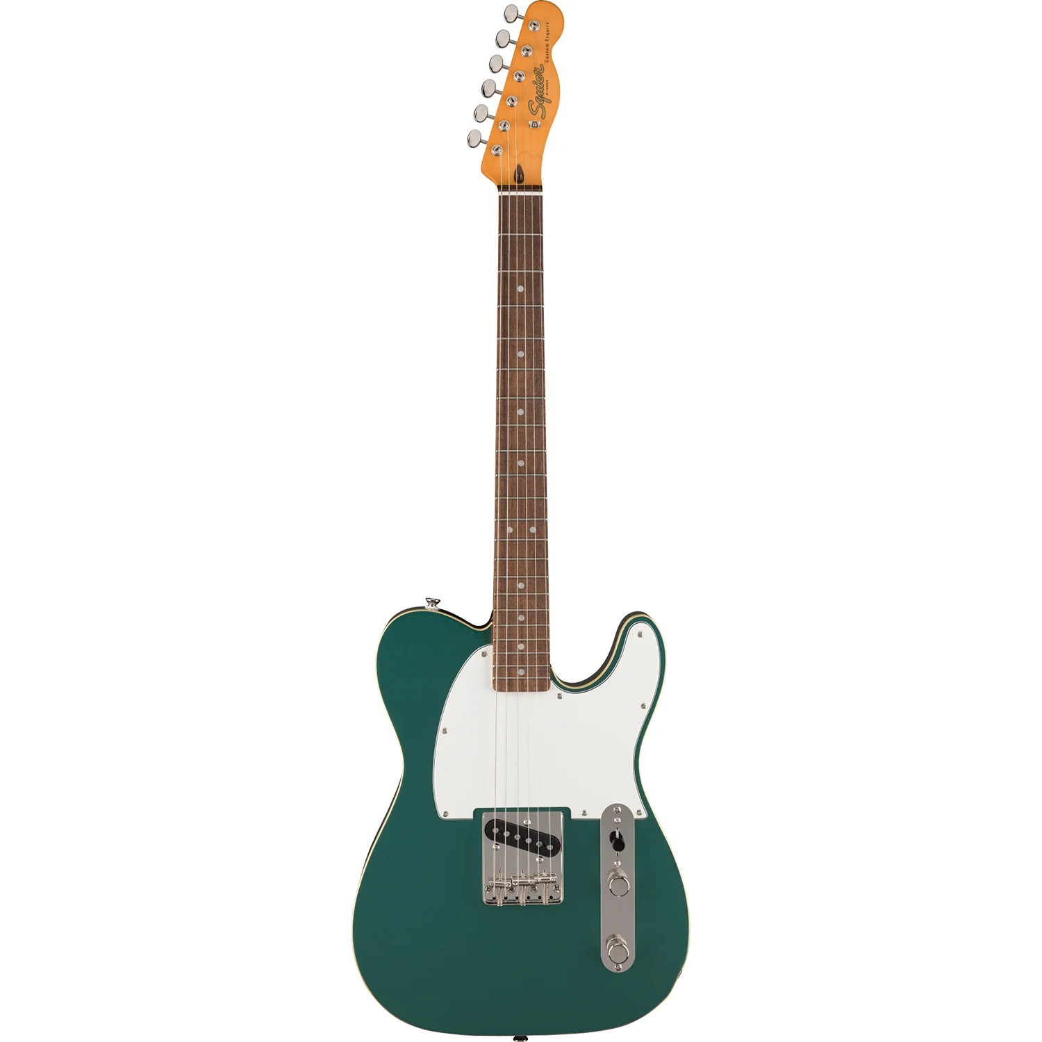 Squier 037-4043-546 Classic Vibe Custom Esquire, LRL, Parchment PG, Sherwood Green