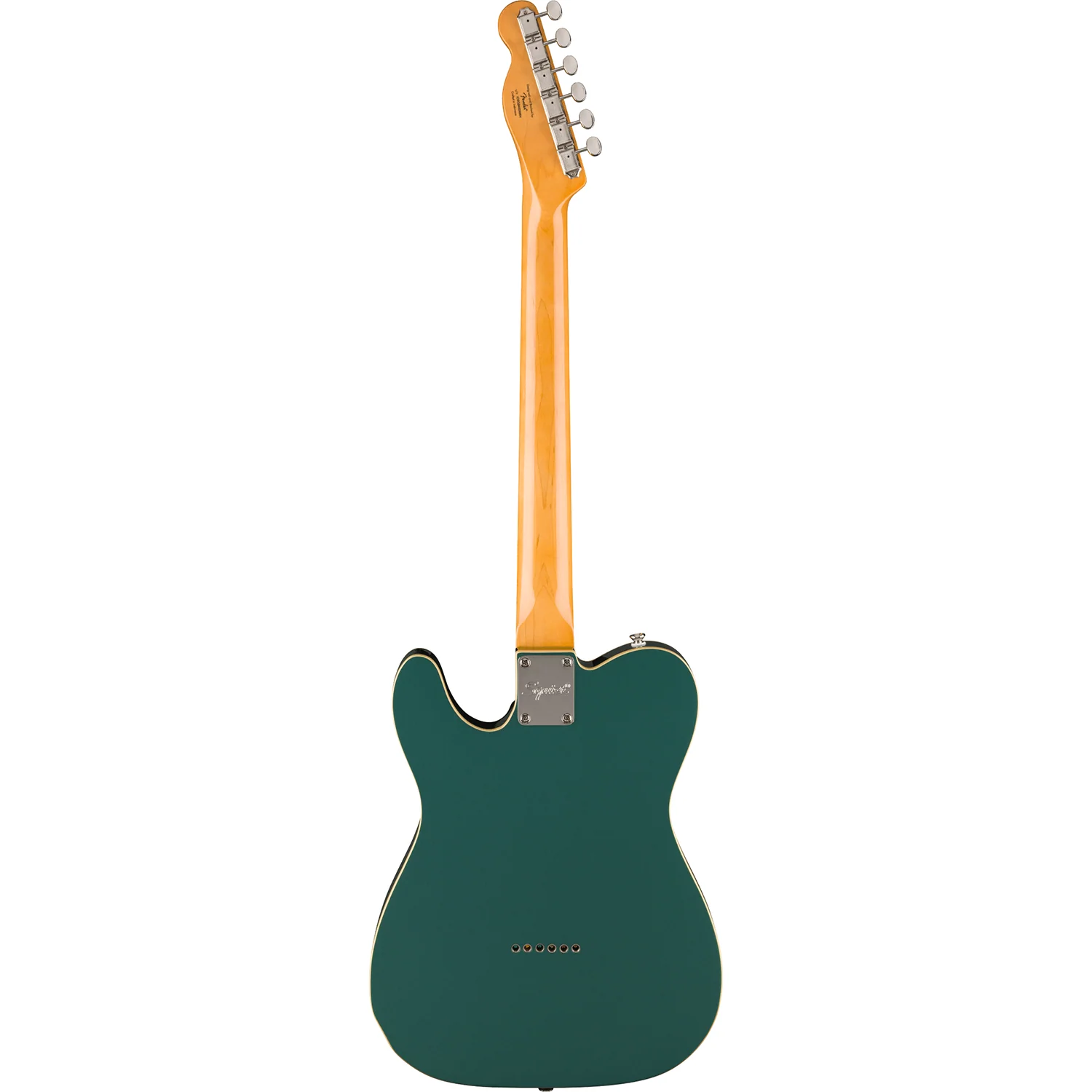 Squier 037-4043-546 Classic Vibe Custom Esquire, LRL, Parchment PG, Sherwood Green - Image 2