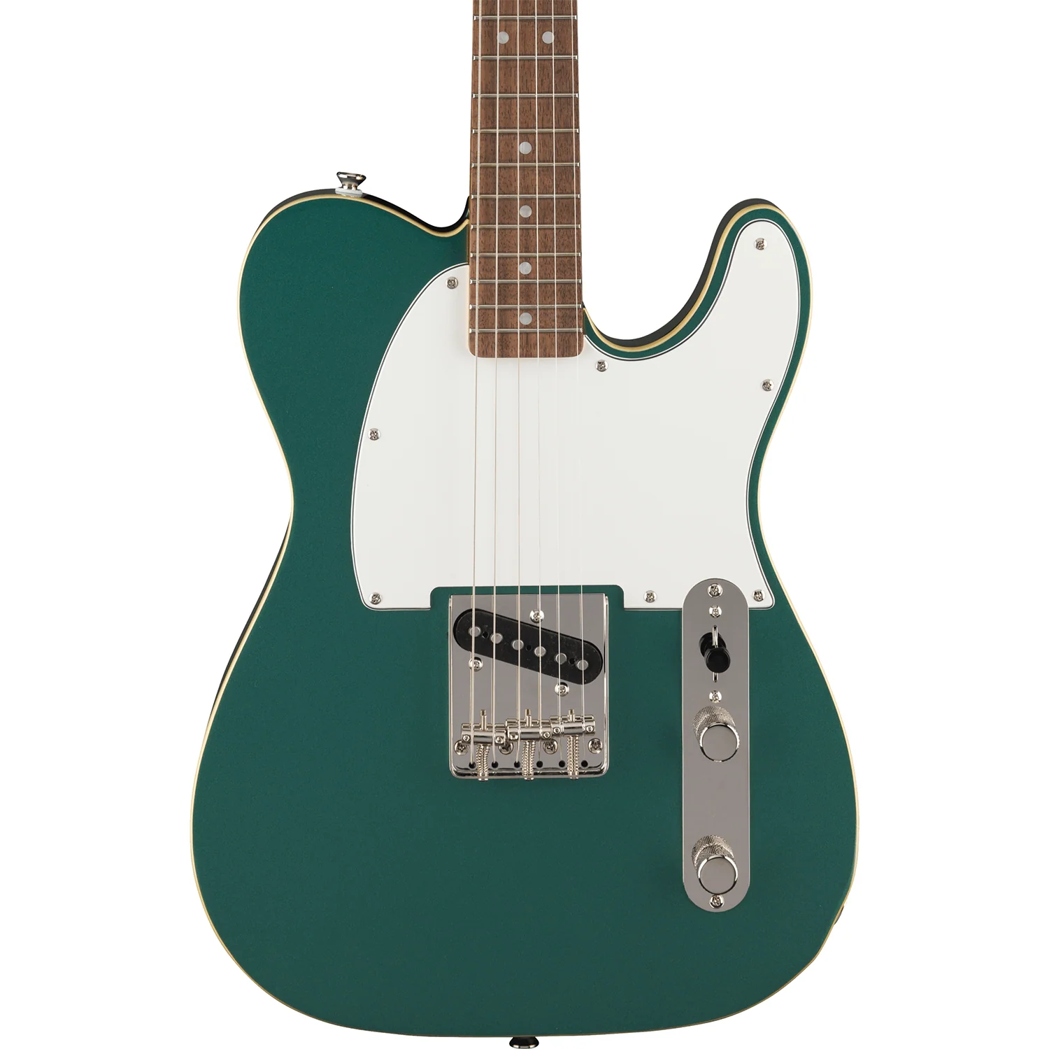 Squier 037-4043-546 Classic Vibe Custom Esquire, LRL, Parchment PG, Sherwood Green - Image 3