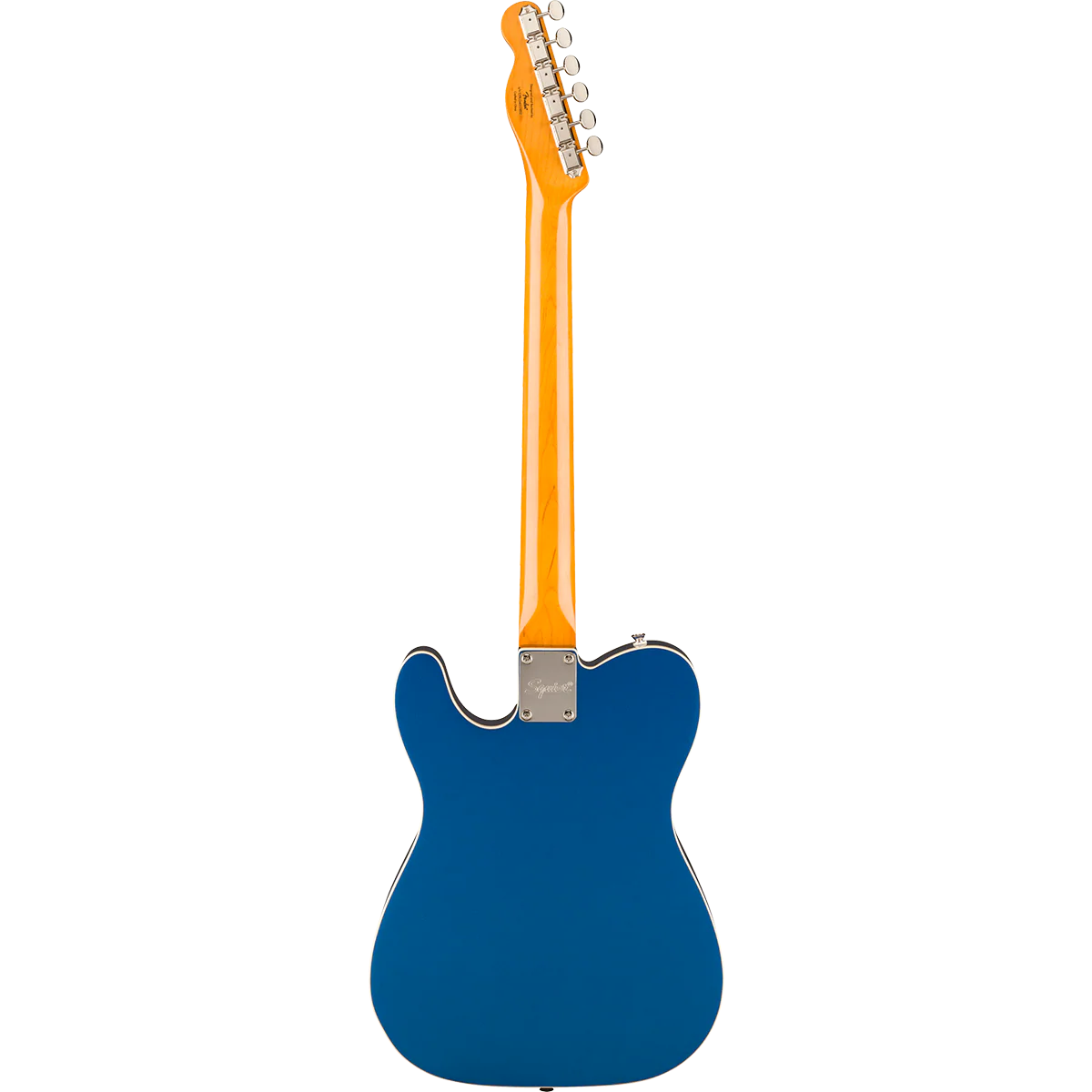 Squier 037-4048-502 Classic Vibe Custom Tele w/ Bigsby, SH, Parchment PG, Lake Placid Blue - Image 2