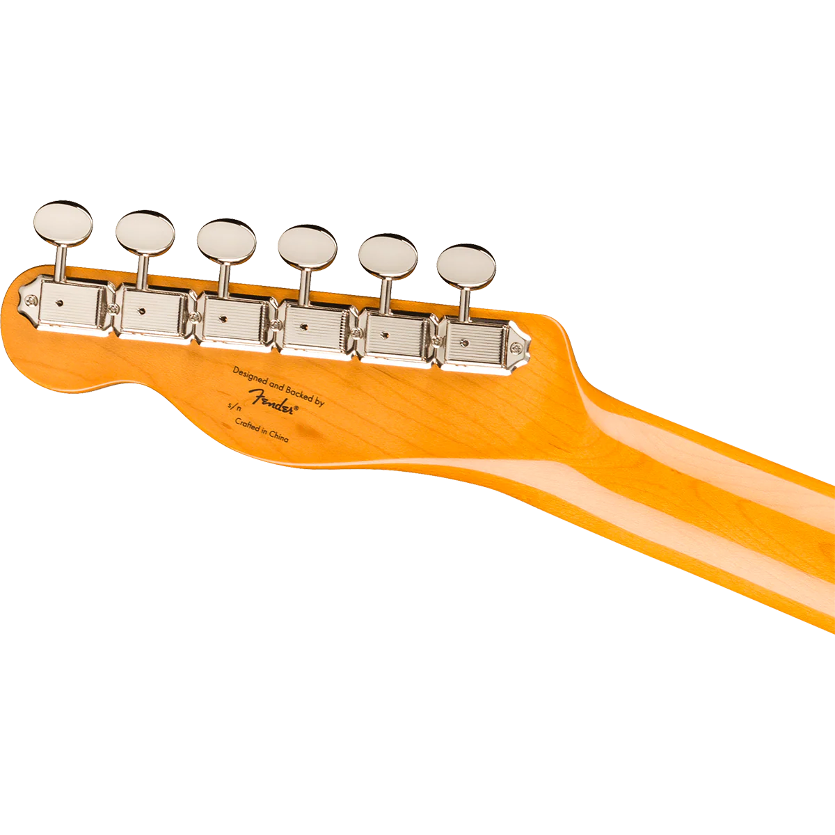 Squier 037-4048-502 Classic Vibe Custom Tele w/ Bigsby, SH, Parchment PG, Lake Placid Blue - Image 5