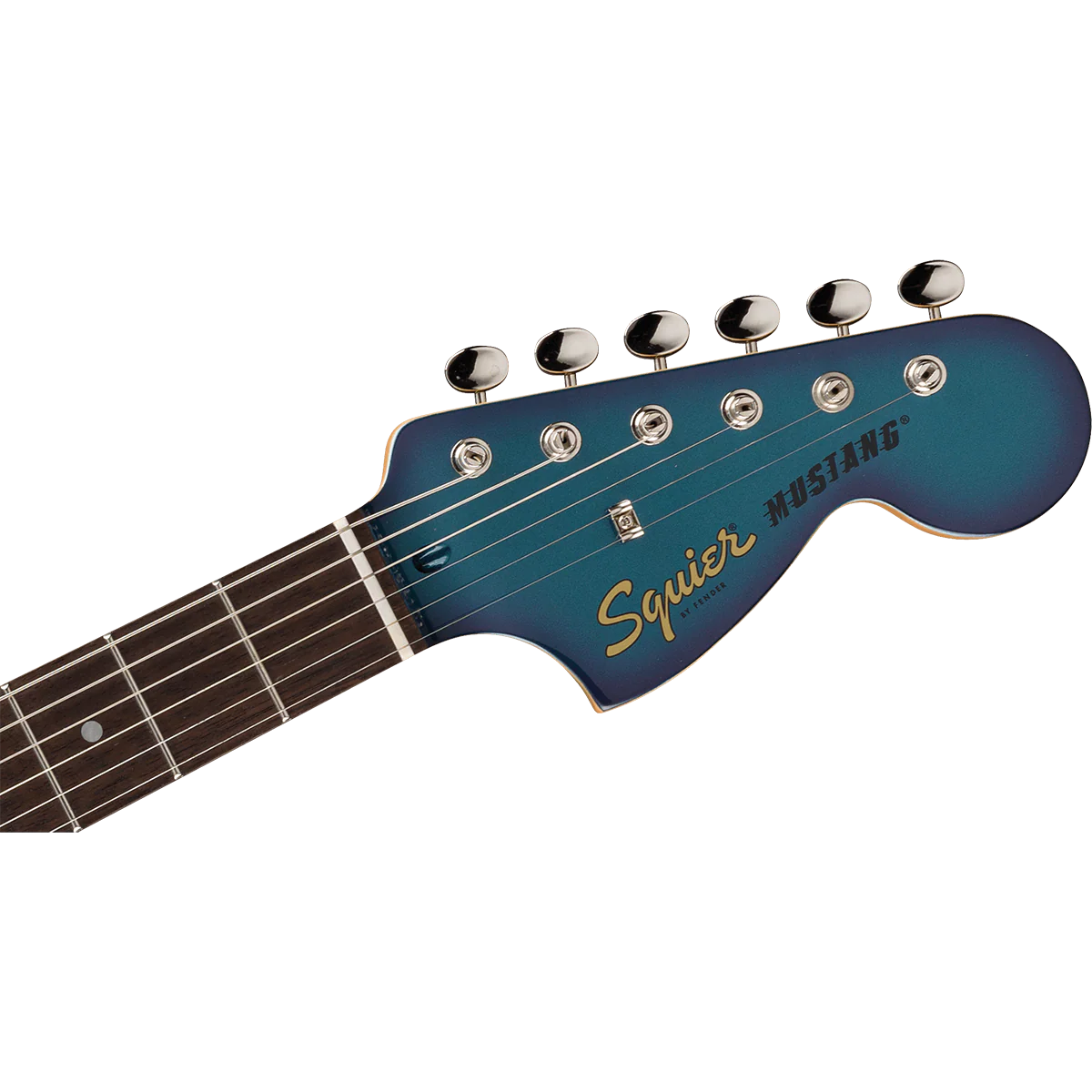 Squier 037-4078-920 FSR 60s Mustang w/ Trem, SS, Matching Headstock, Competition Burgundy - Image 3