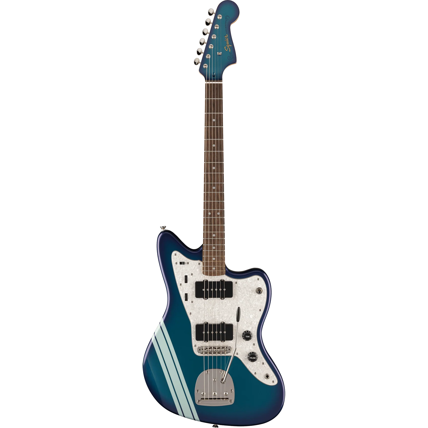 Squier 037-4087-920 FSR 60s Jazzmaster w/ Trem, Matching Headstock, Competition Burgundy
