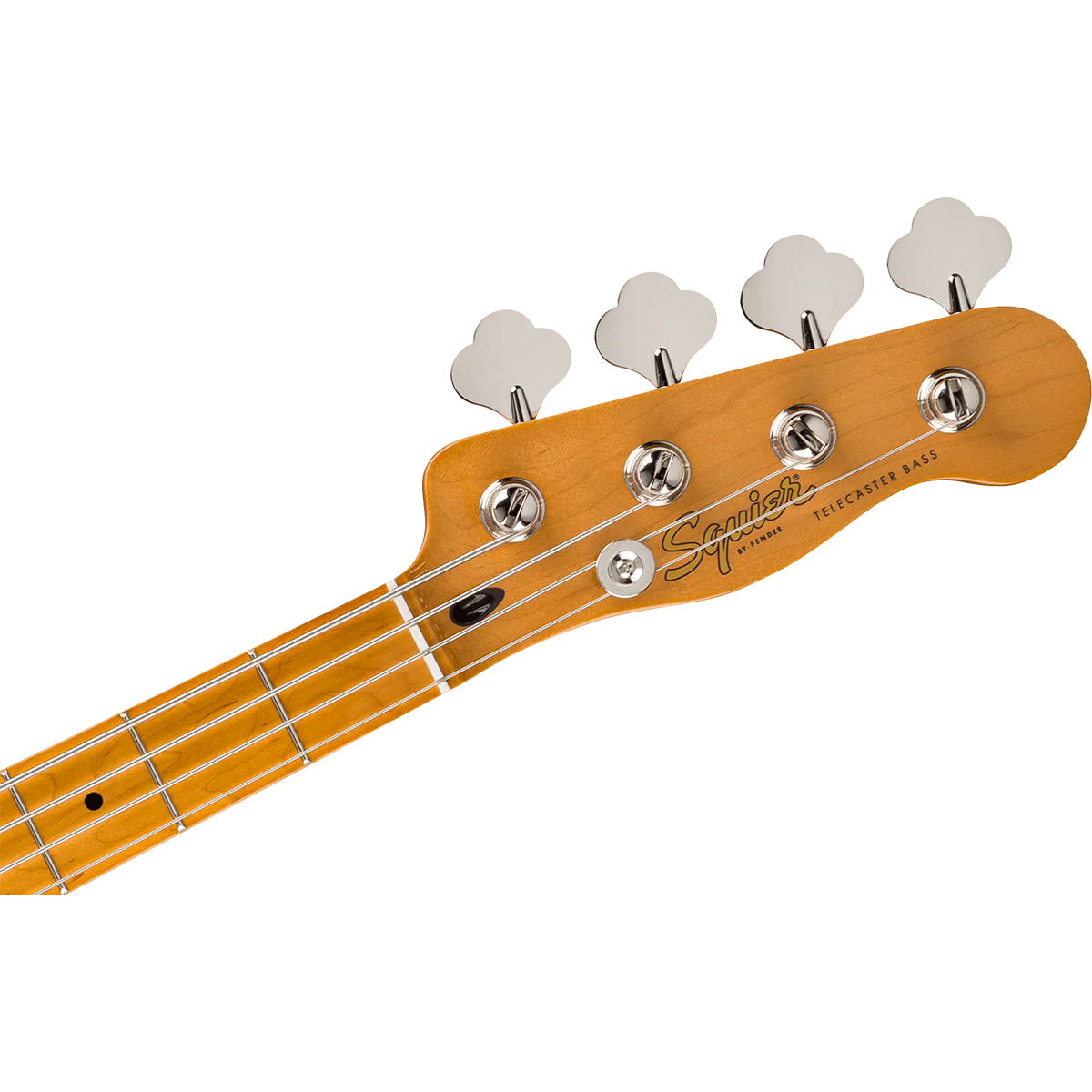 Squier 037-4524-541 Classic Vibe Tele Bass, MN, Parchment PG, Vintage White - Image 4