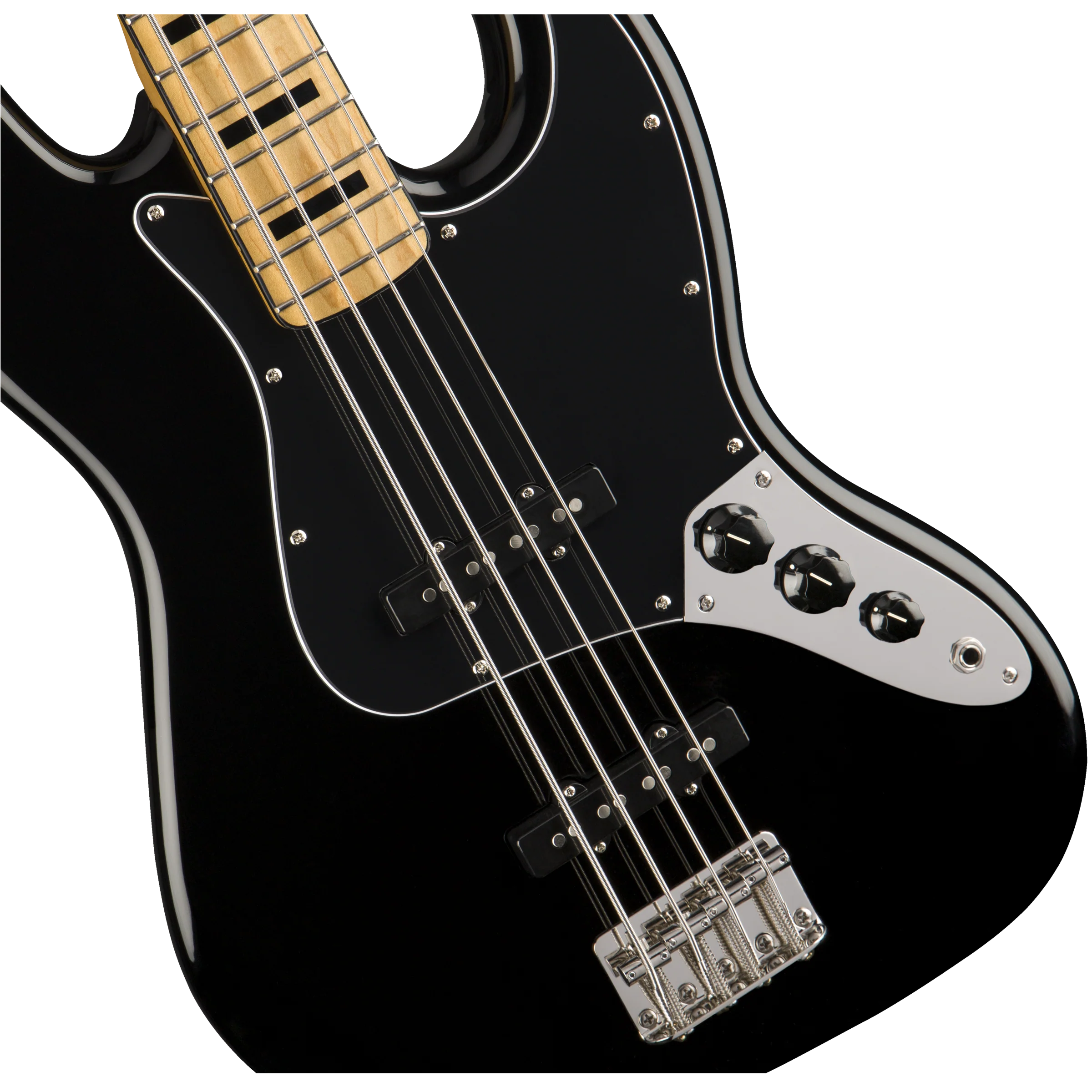 Squier 037-4540-506 Classic Vibe 70s J-Bass, Maple, Black - Image 4