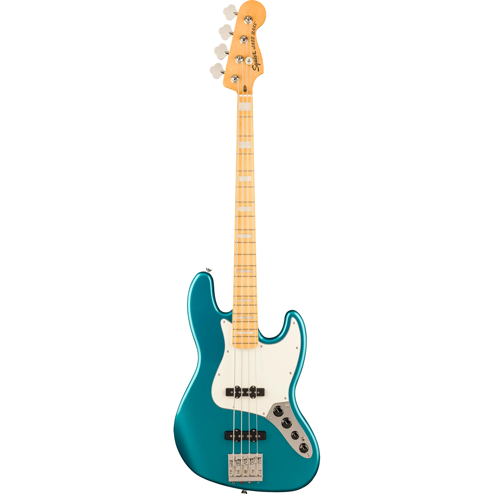 Squier 037-4543-508 Classic Vibe 70s J-Bass, Active, MN, Parchment PG, Ocean Turquoise