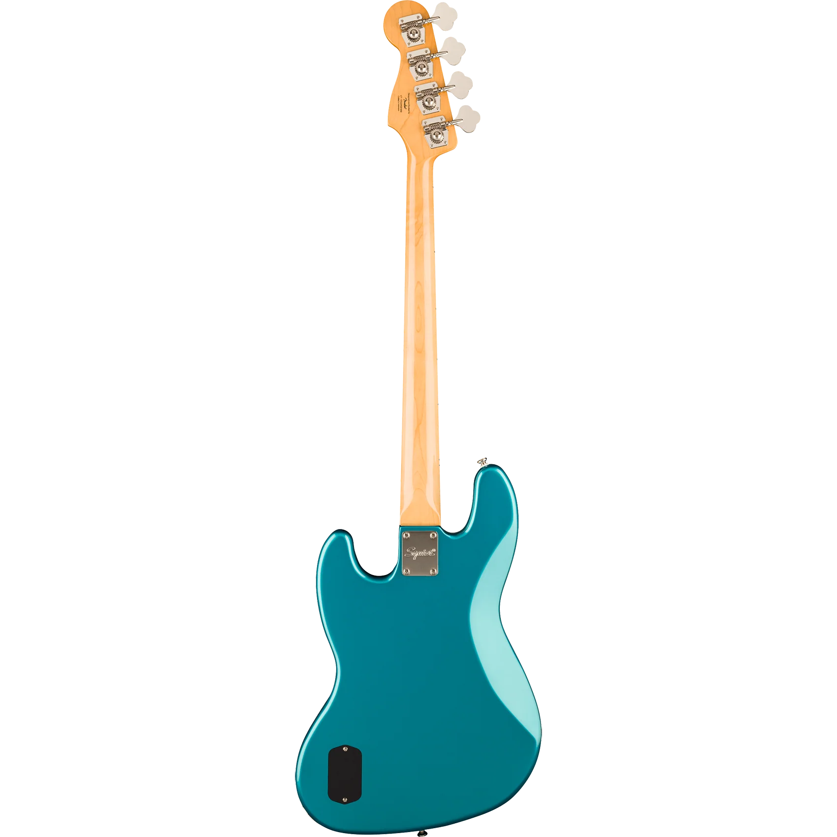 Squier 037-4543-508 Classic Vibe 70s J-Bass, Active, MN, Parchment PG, Ocean Turquoise - Image 2