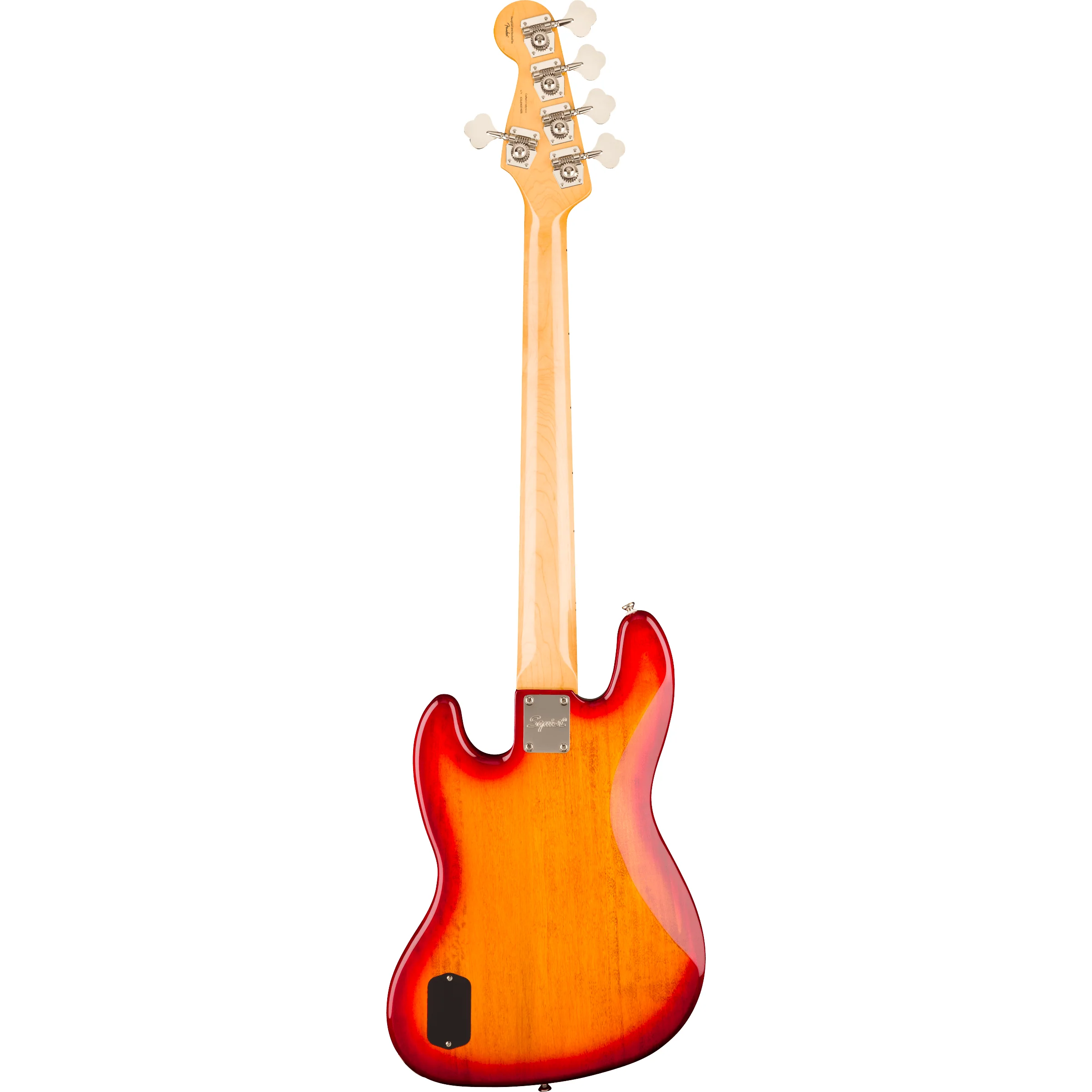 Squier 037-4554-547 Classic Vibe 70s J-Bass V, Active, LRL, White Pearloid PG, Sienna Sunburst - Image 2