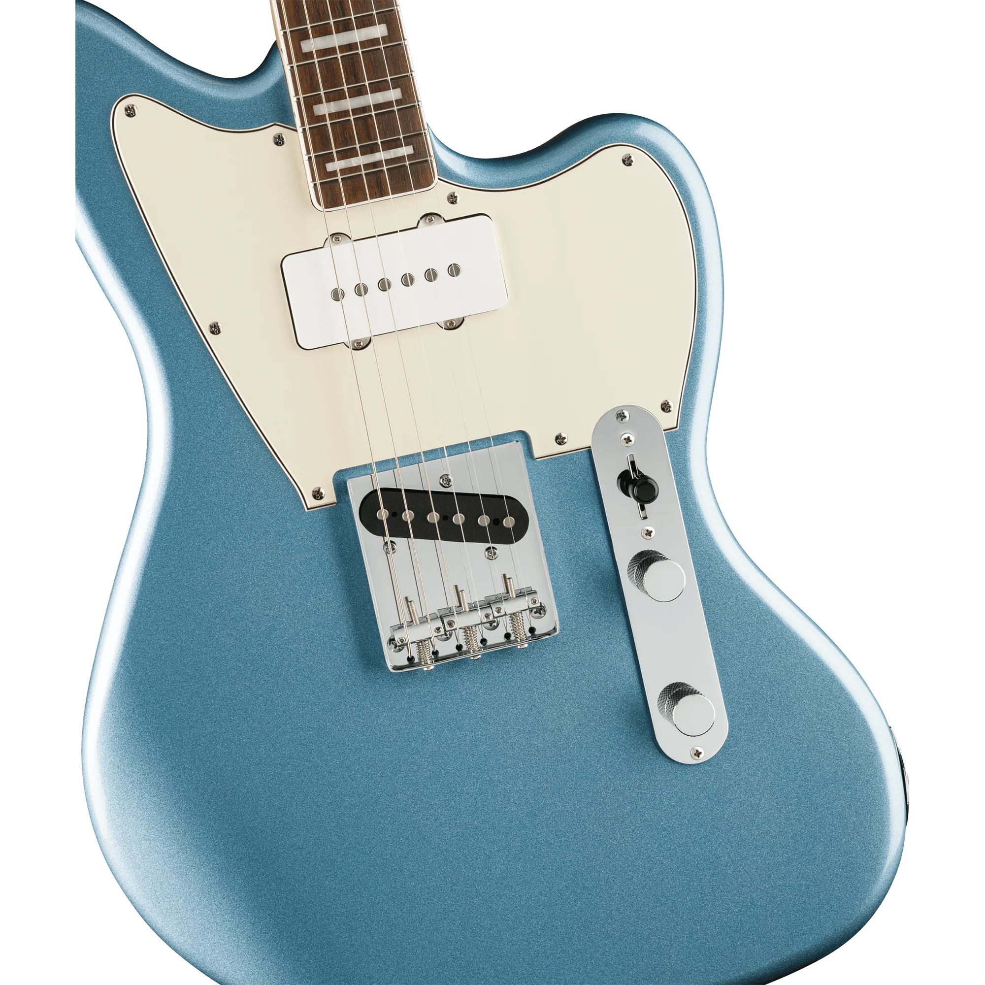 Squier 037-7008-583 LTD Paranormal Offset Tele SJ, Ice Blue Metallic - Image 3