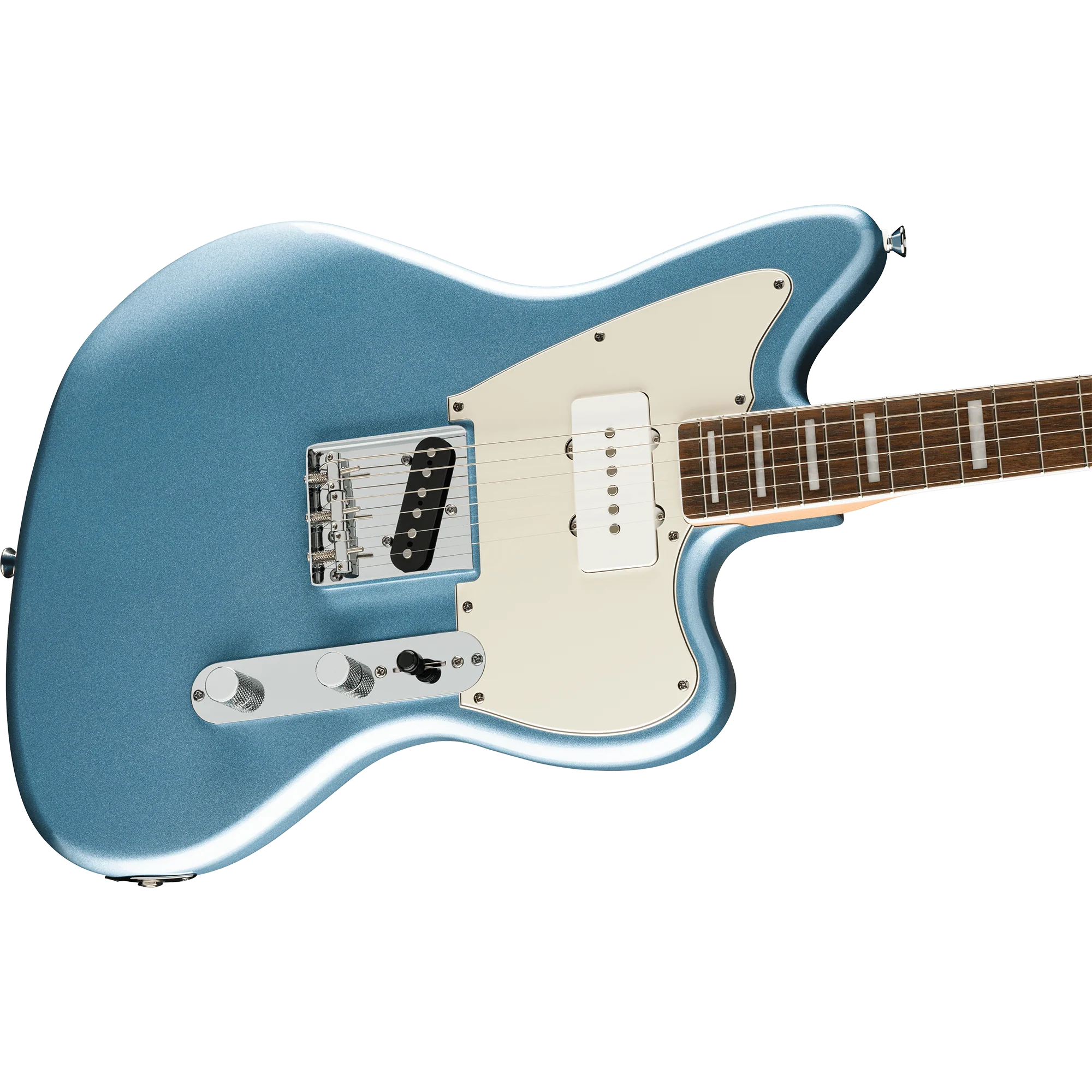 Squier 037-7008-583 LTD Paranormal Offset Tele SJ, Ice Blue Metallic - Image 4