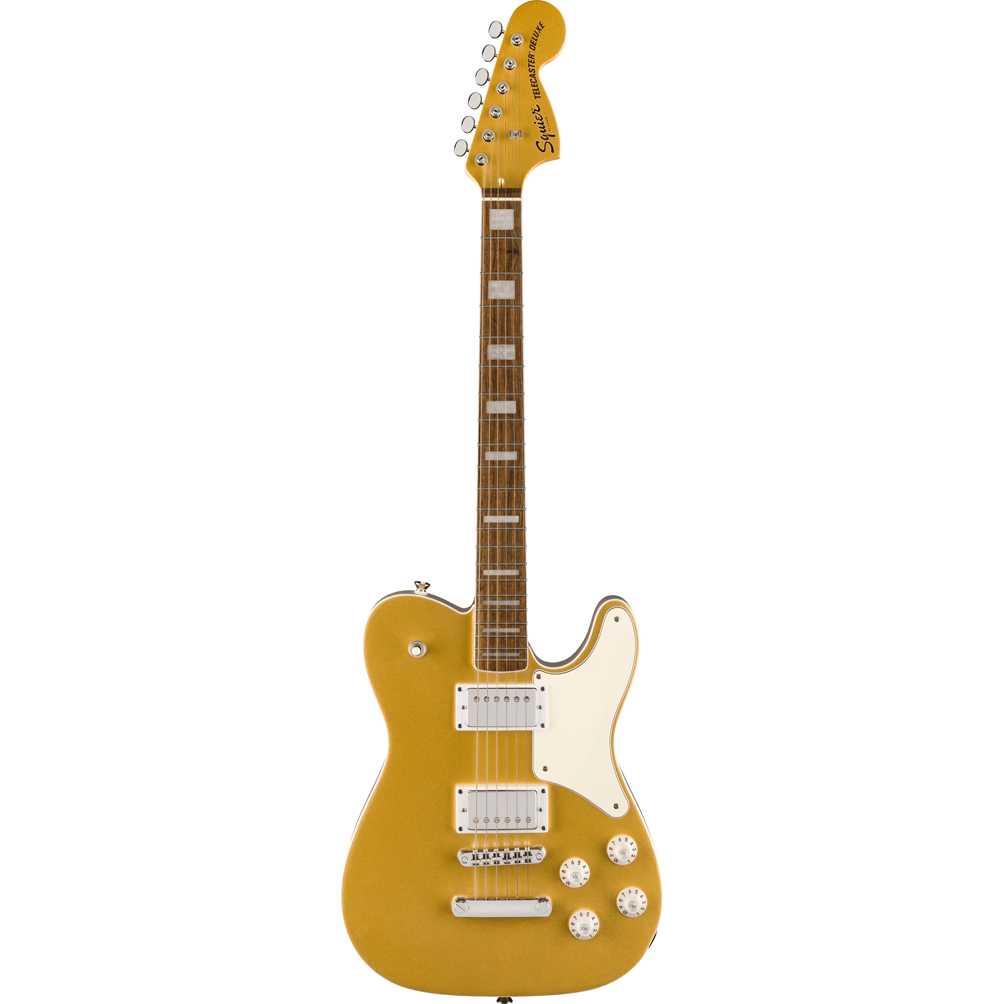 Squier 037-7025-578 LTD Paranormal Troublemaker Tele Deluxe, Aztec Gold