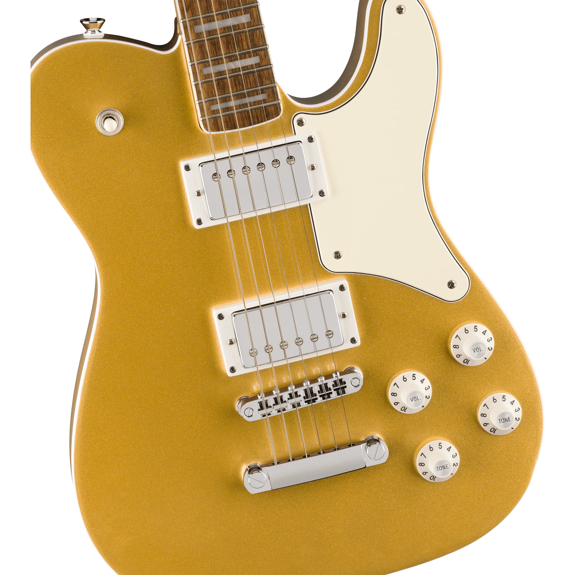 Squier 037-7025-578 LTD Paranormal Troublemaker Tele Deluxe, Aztec Gold - Image 3