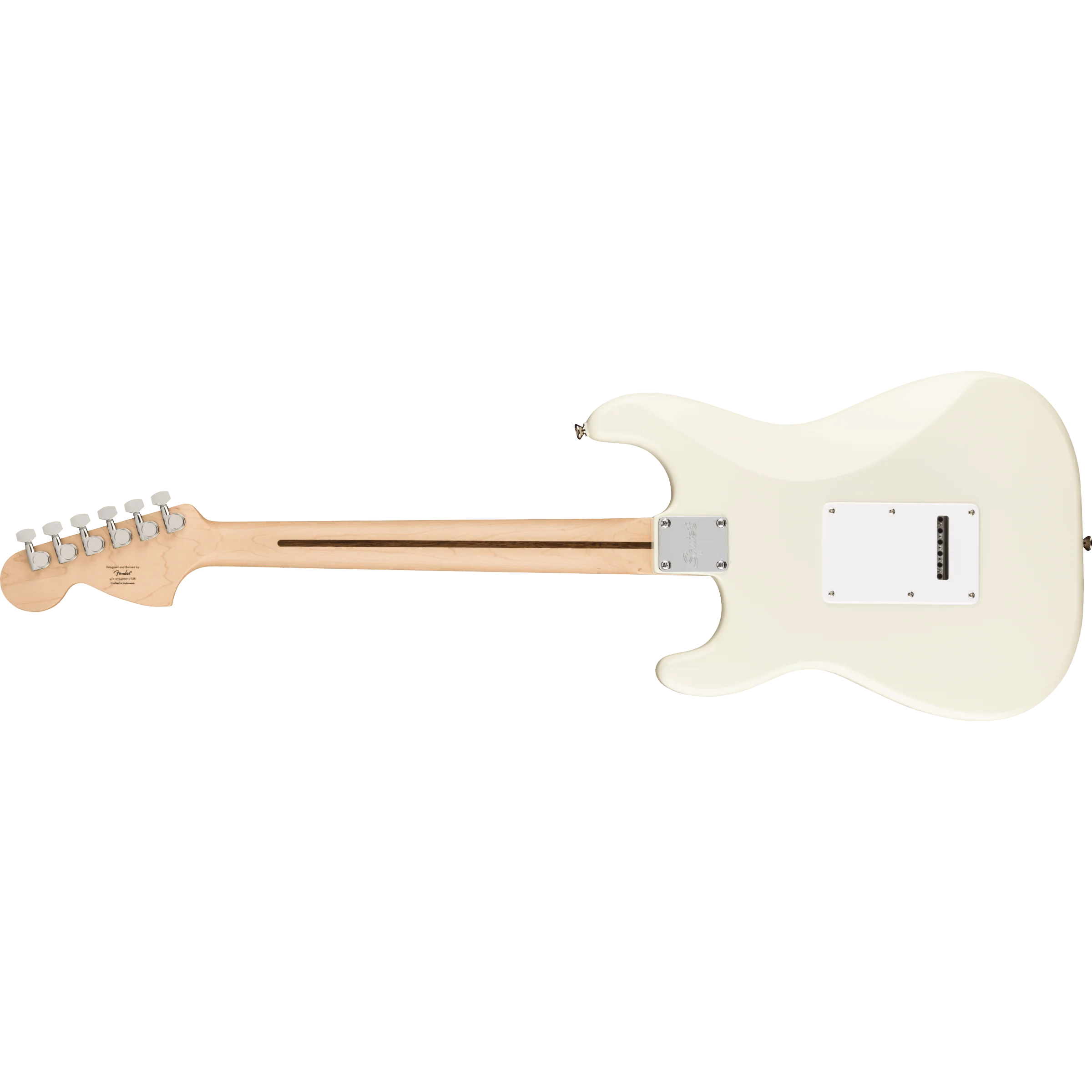 Squier 037-8002-505 Affinity Strat, SSS, Mapel, WPG, Olympic White - Image 2