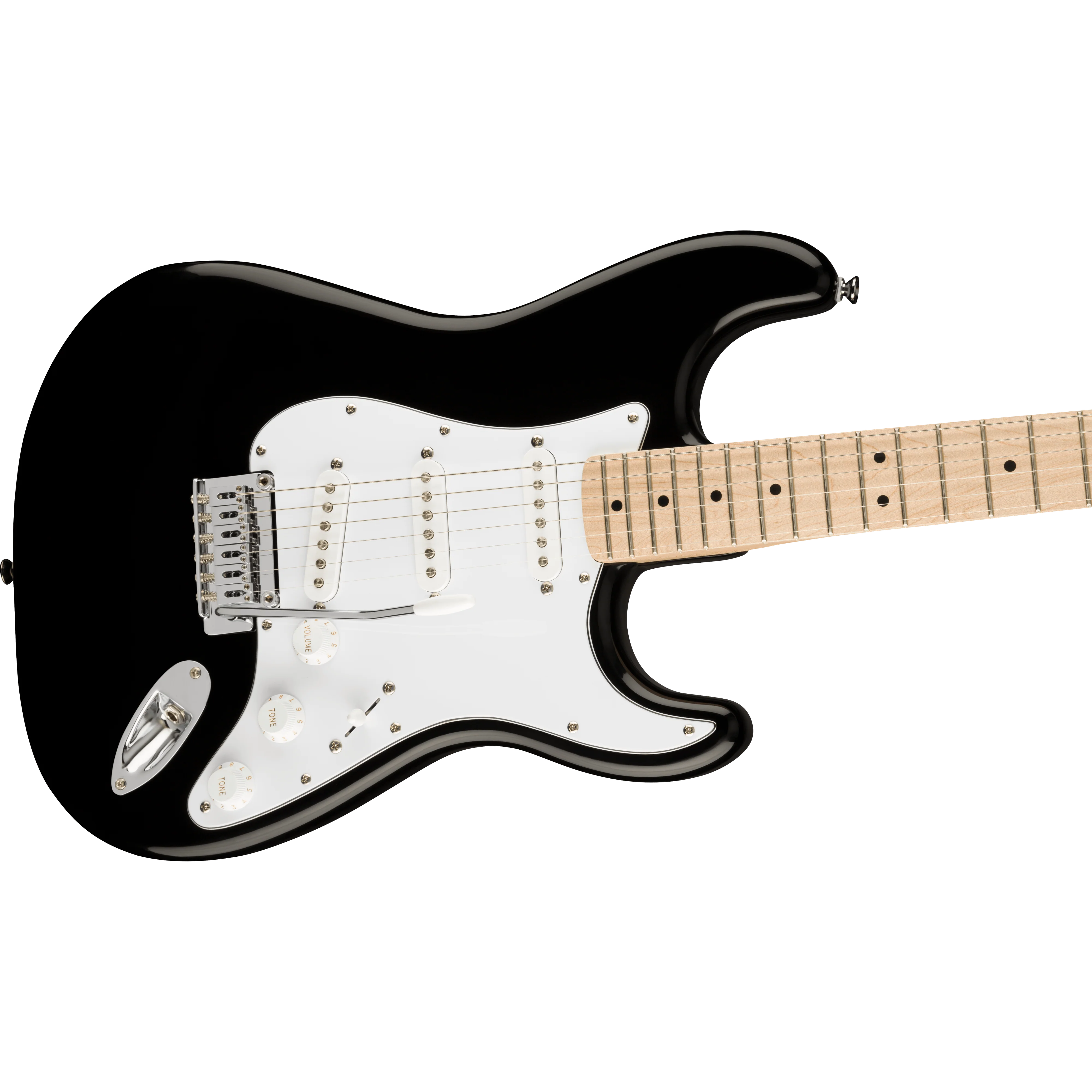 Squier 037-8002-506 Affinity Strat, SSS, Mapel, WPG, Black - Image 3