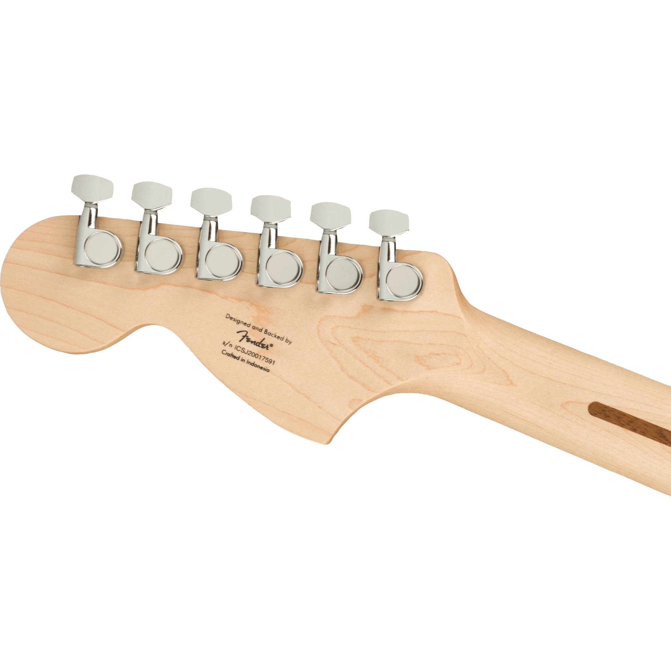 Squier 037-8002-506 Affinity Strat, SSS, Mapel, WPG, Black - Image 5