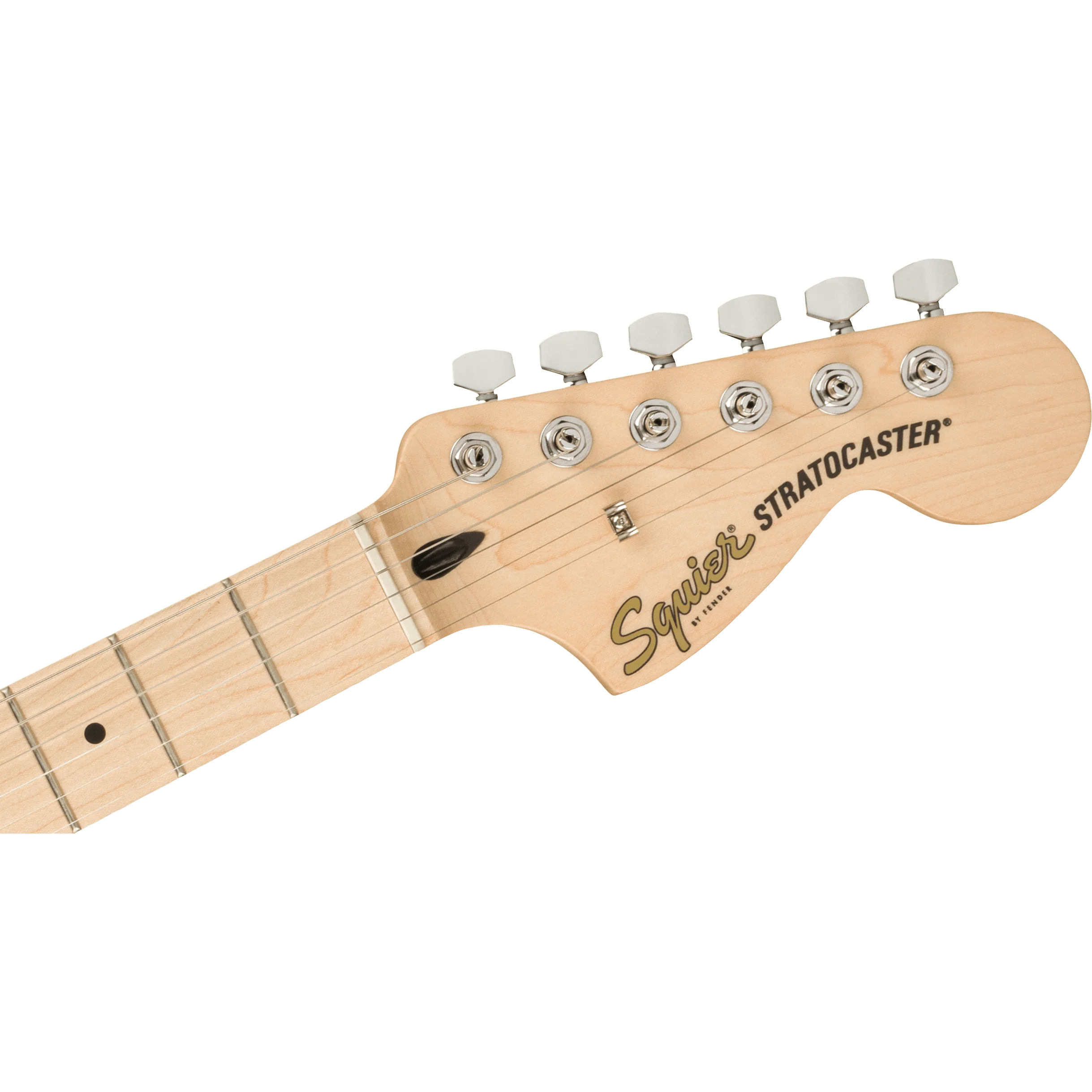 Squier 037-8002-506 Affinity Strat, SSS, Mapel, WPG, Black - Image 6