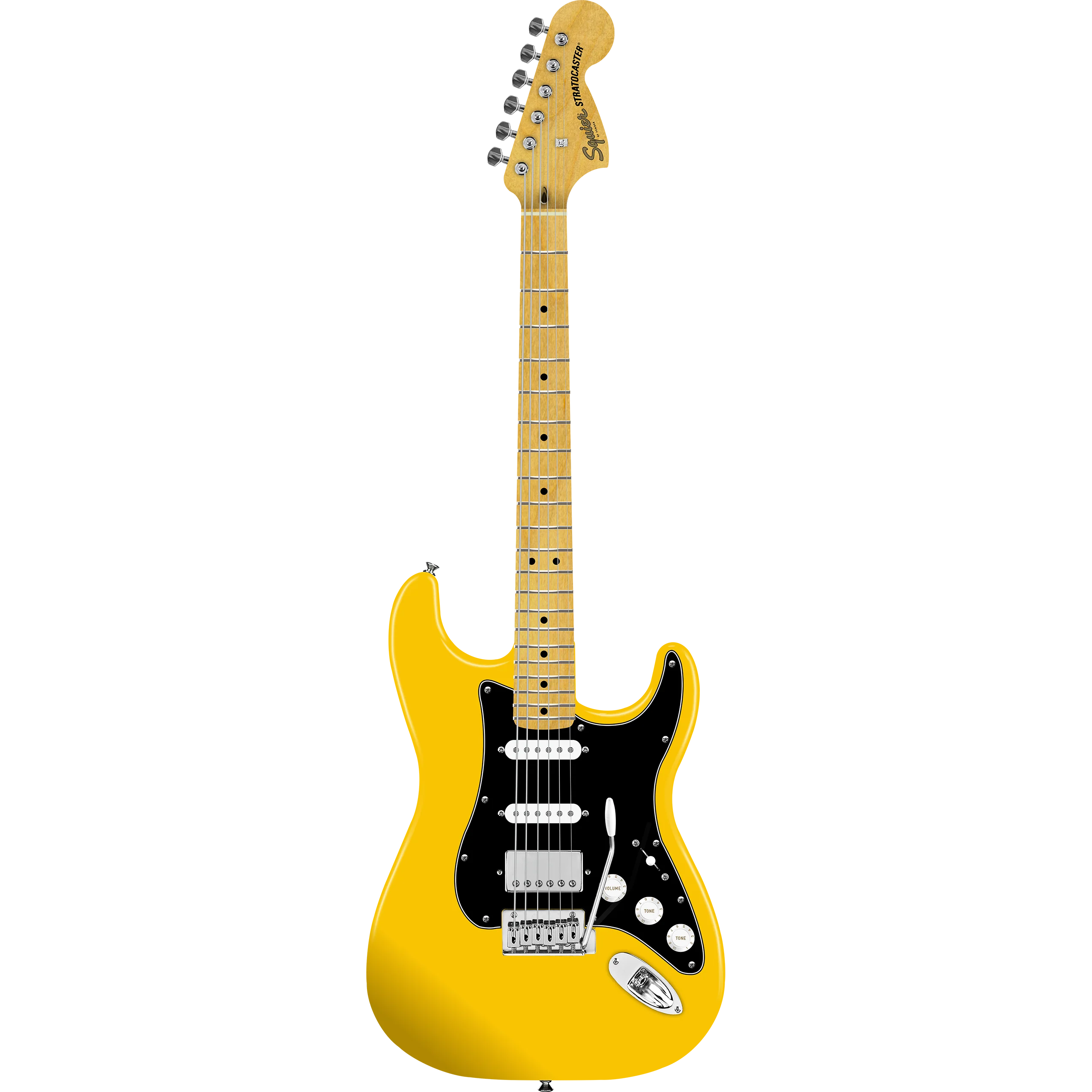 Squier 037-8123-574 FSR Affinity Strat, HSS, MN, Graffiti Yellow