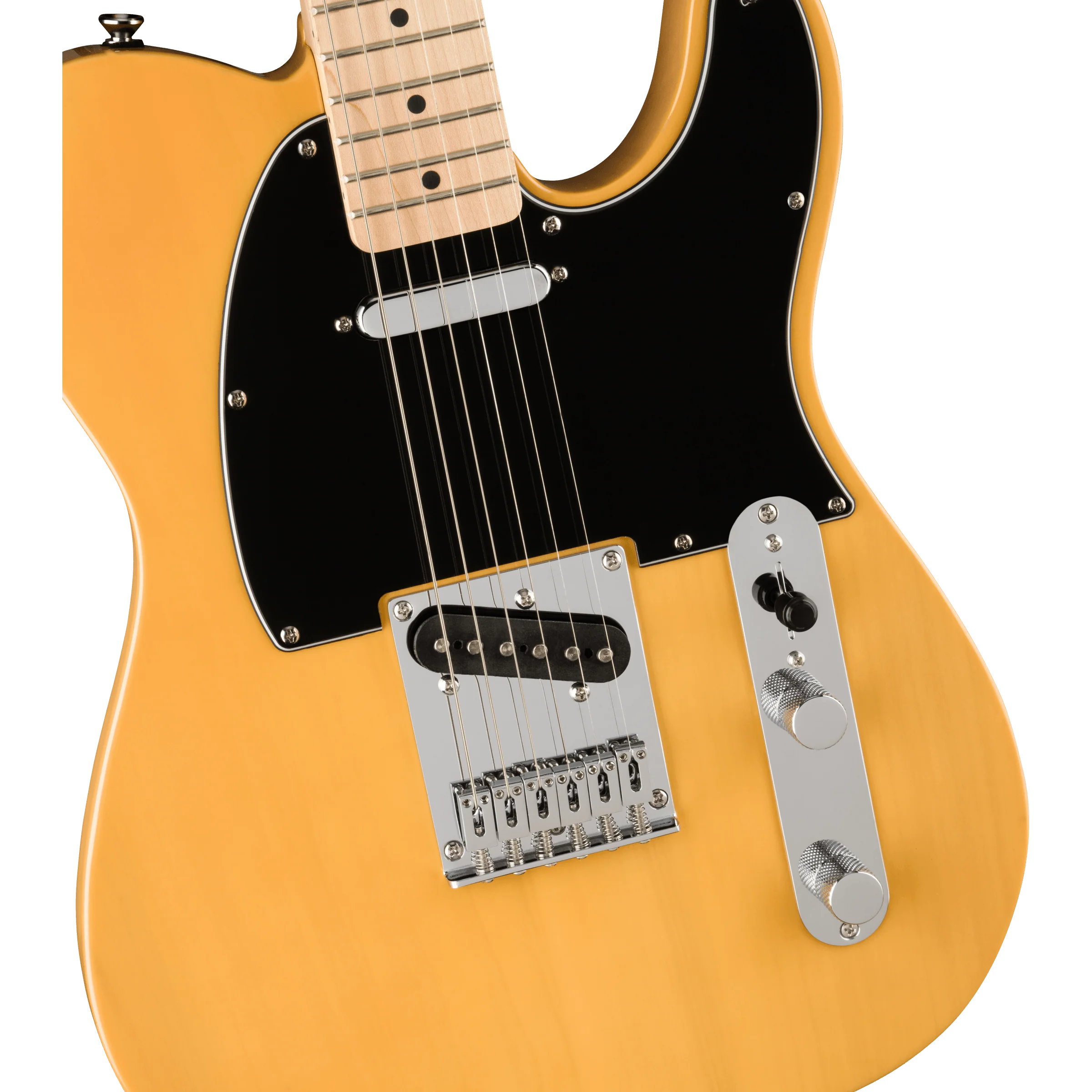 Squier 037-8203-550 Affinity Tele, Maple, BPG, Butterscotch Blonde - Image 4