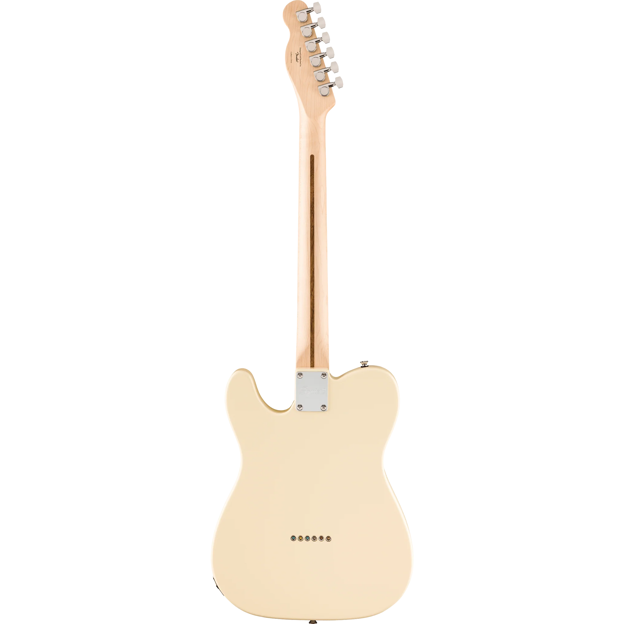 Squier 037-8271-505 Affinity Tele Thinline, Laurel FB, Olympic White - Image 2