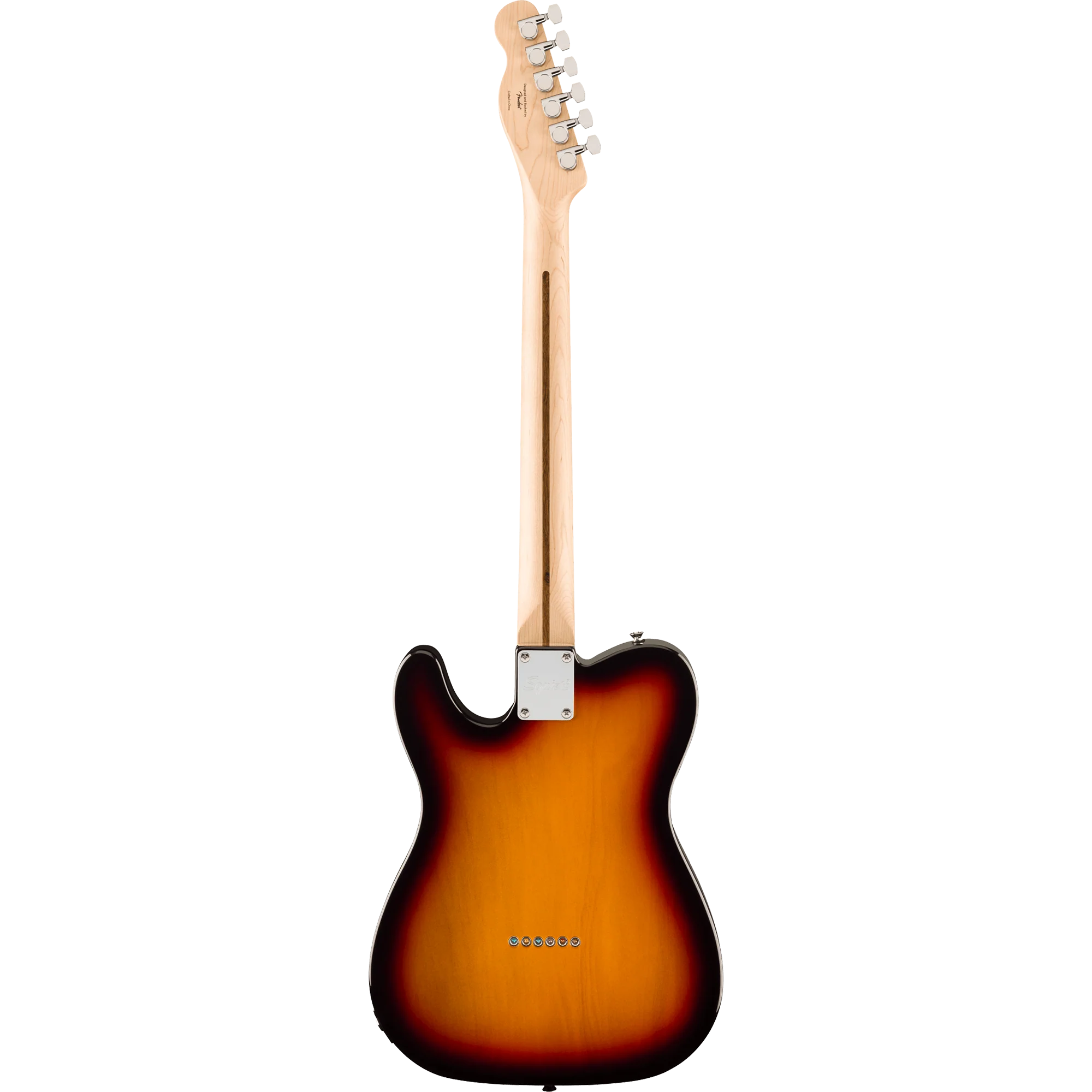 Squier 037-8272-500 Affinity Tele Thinline, Maple FB, 3-Color Sunburst - Image 2