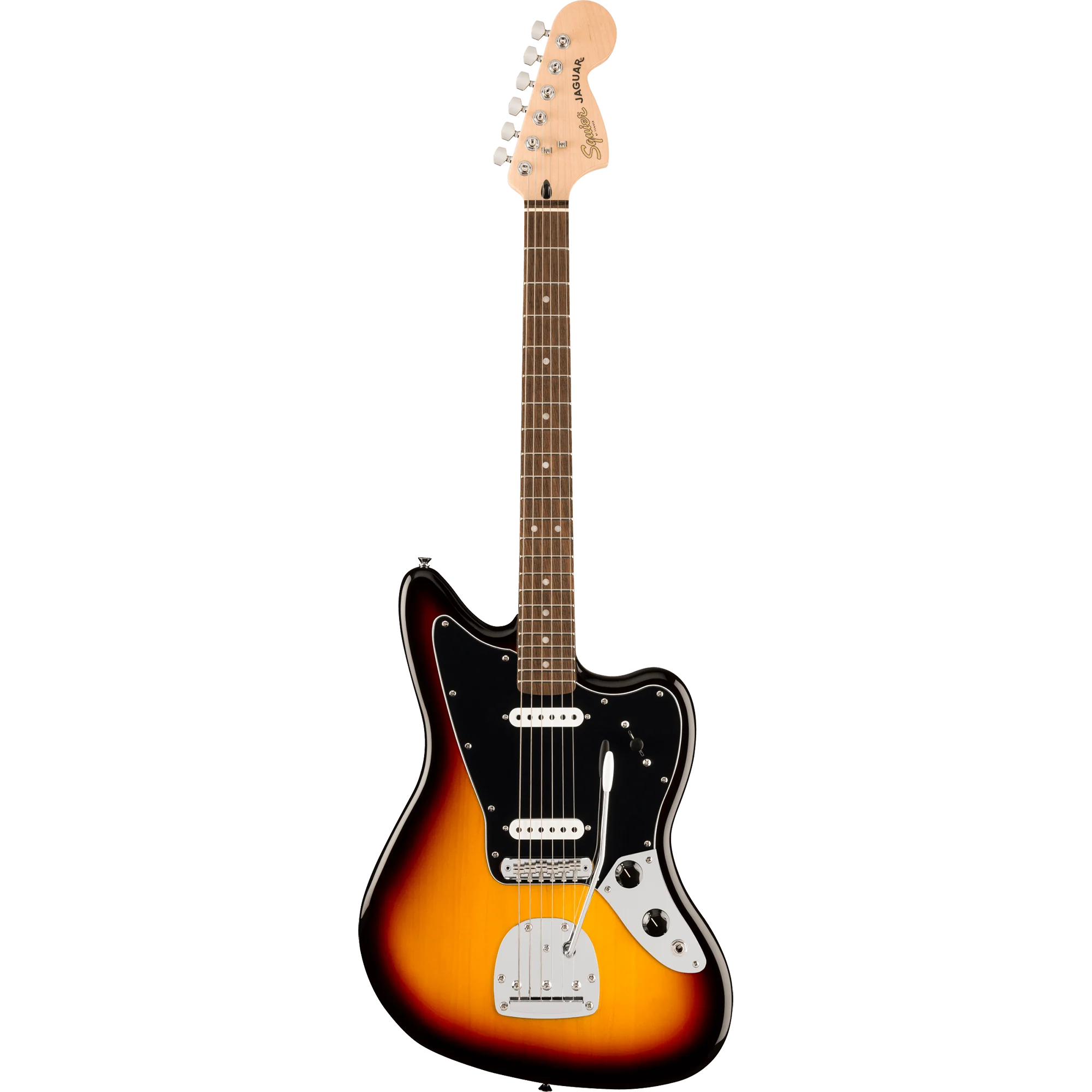 Squier 037-8401-500 Affinity Jaguar, Laurel FB, 3-Color Sunburst