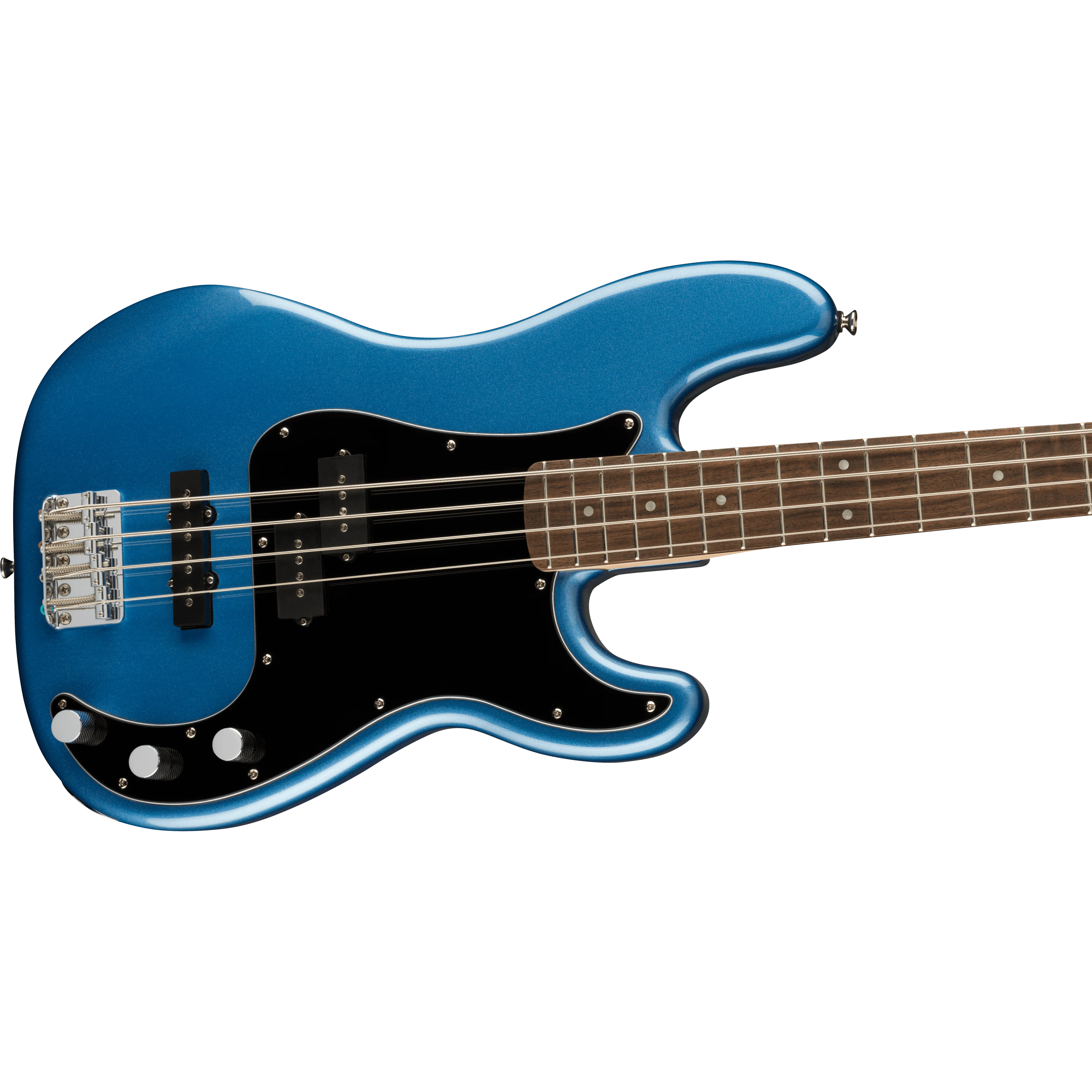 Squier 037-8551-502 Affinity PJ Bass, Laurel, BPG, Lake Placid Blue - Image 3