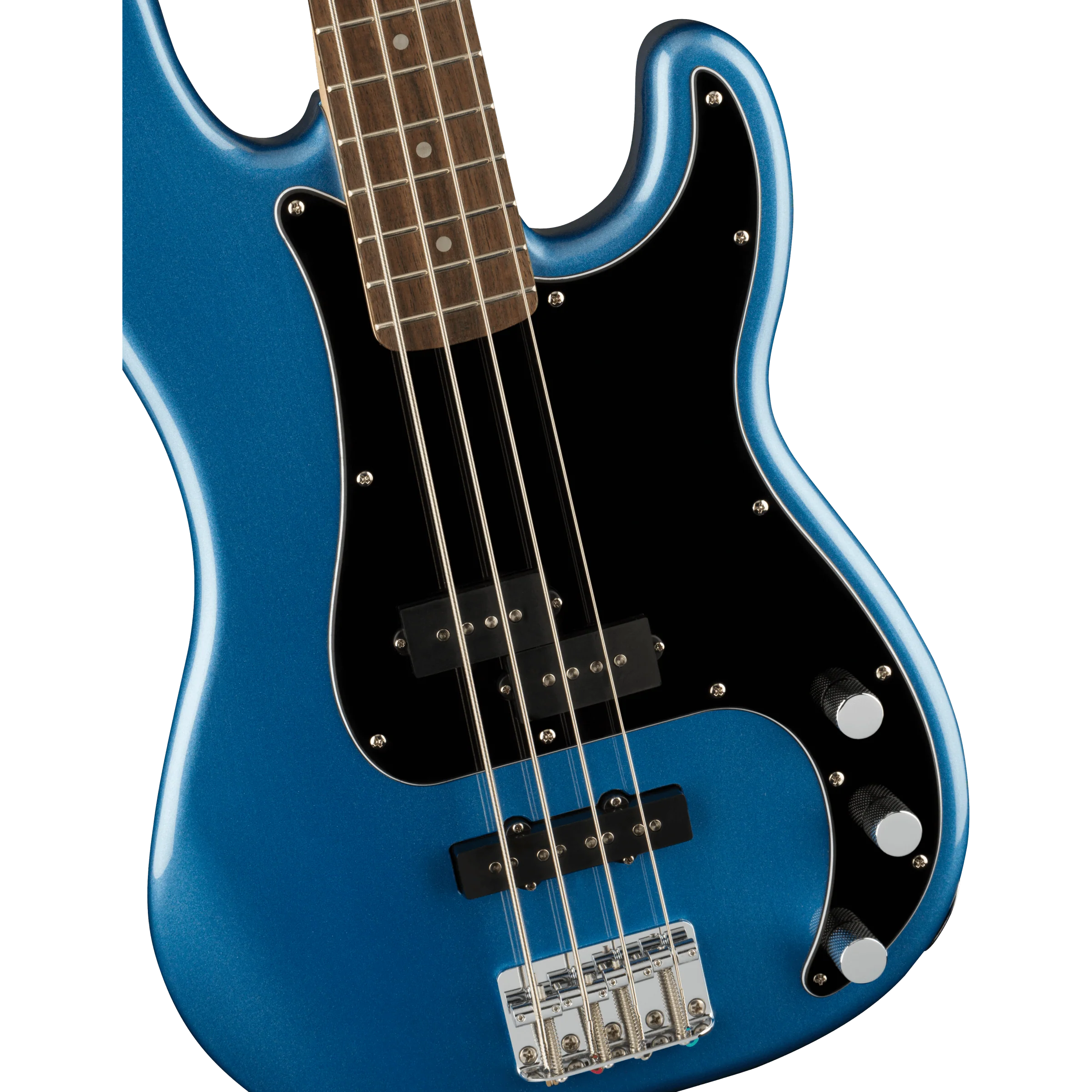 Squier 037-8551-502 Affinity PJ Bass, Laurel, BPG, Lake Placid Blue - Image 4