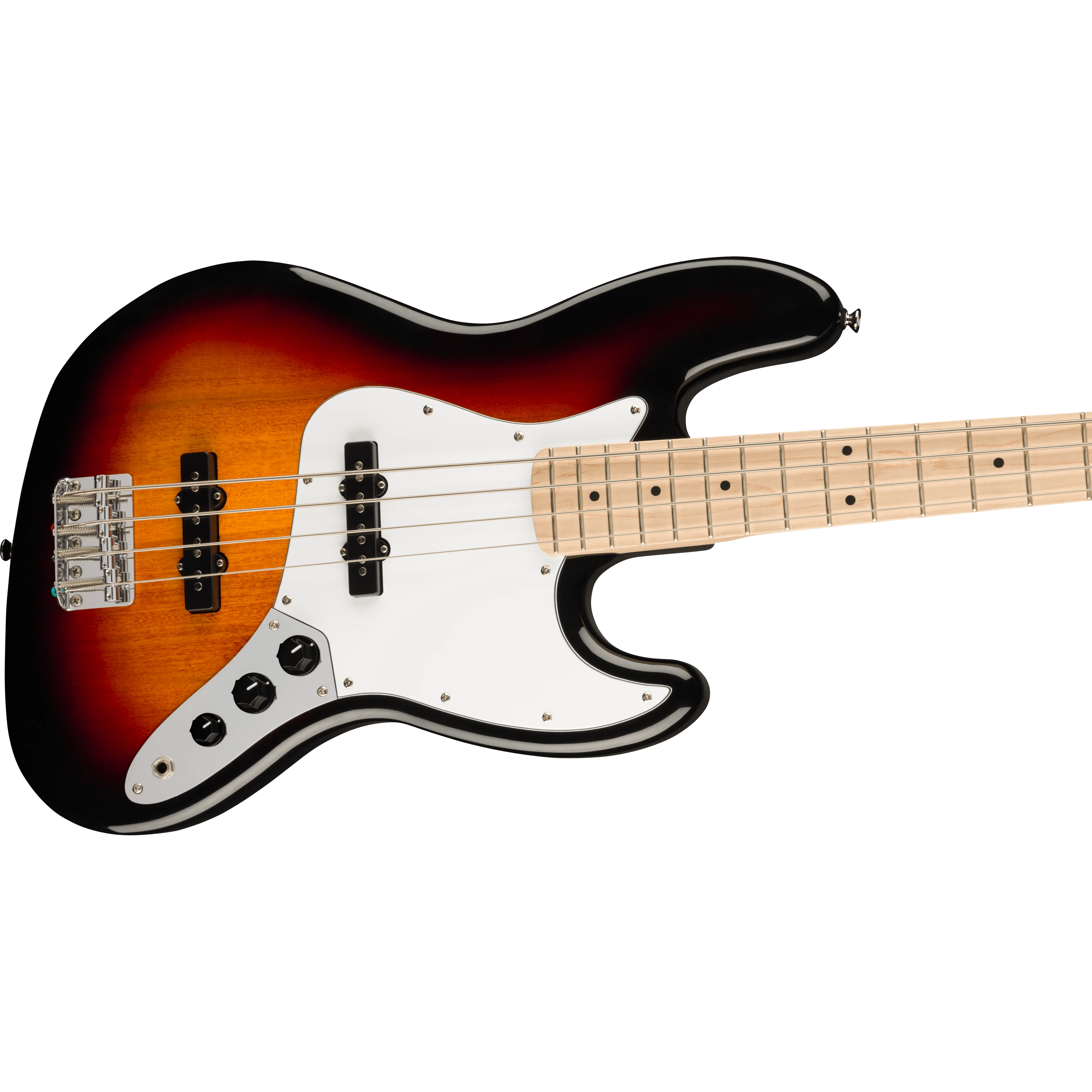 Squier 037-8602-500 Affinity J-Bass, Maple, WPG, 3-Color Sunburst - Image 4