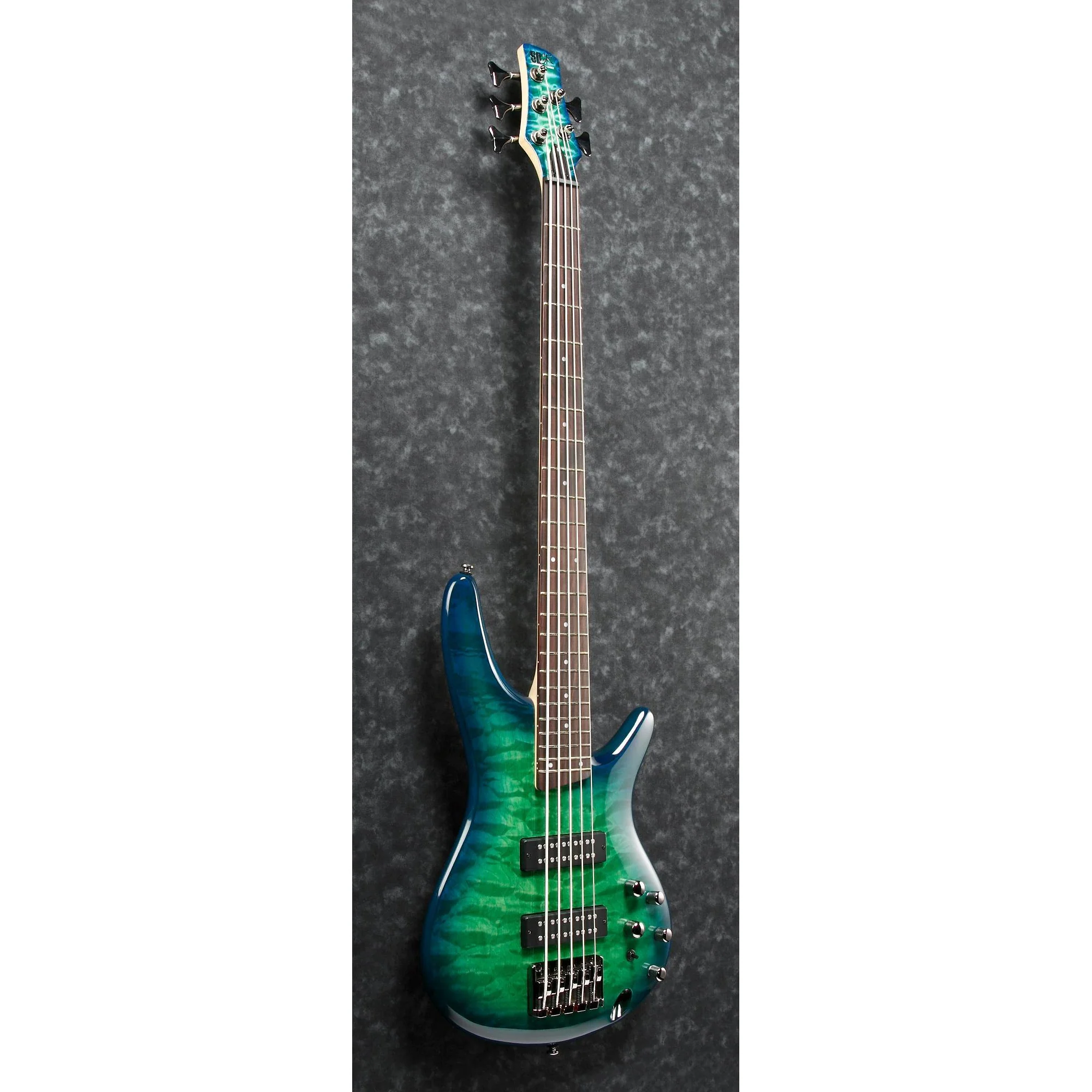 Ibanez SR405EQMSLG SR 5-string Surreal Blue Burst RW - Image 4