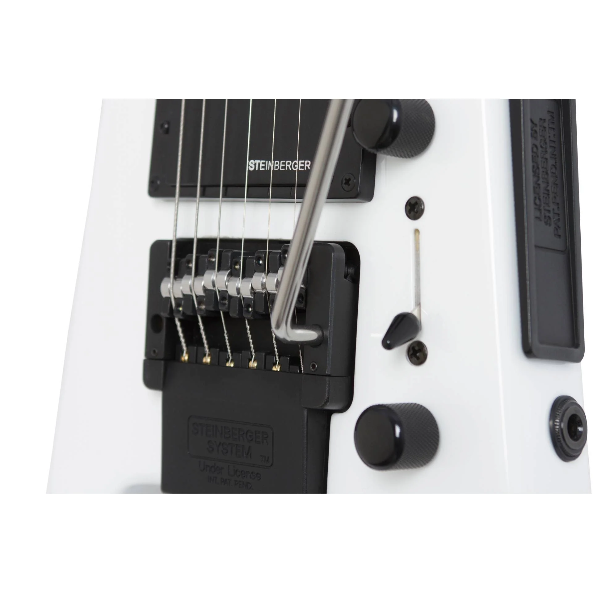 Steinberger GTPROWH1 Spirit GT-PRO "DELUXE" Electric Guitar, White - Image 2
