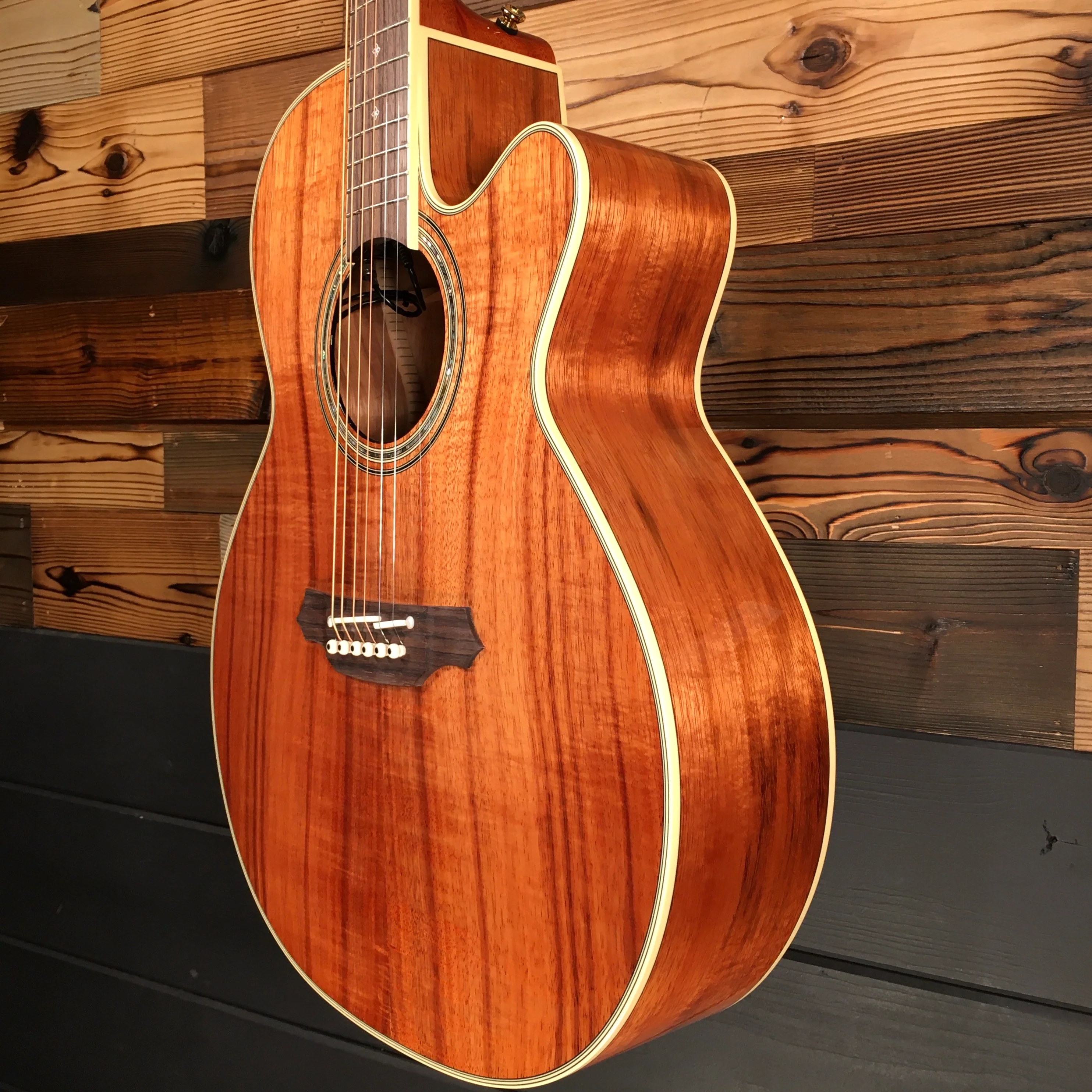 Takamine EF508KC NEX C/A Koa Top B&S Acoustic-Electric Guitar - Image 5