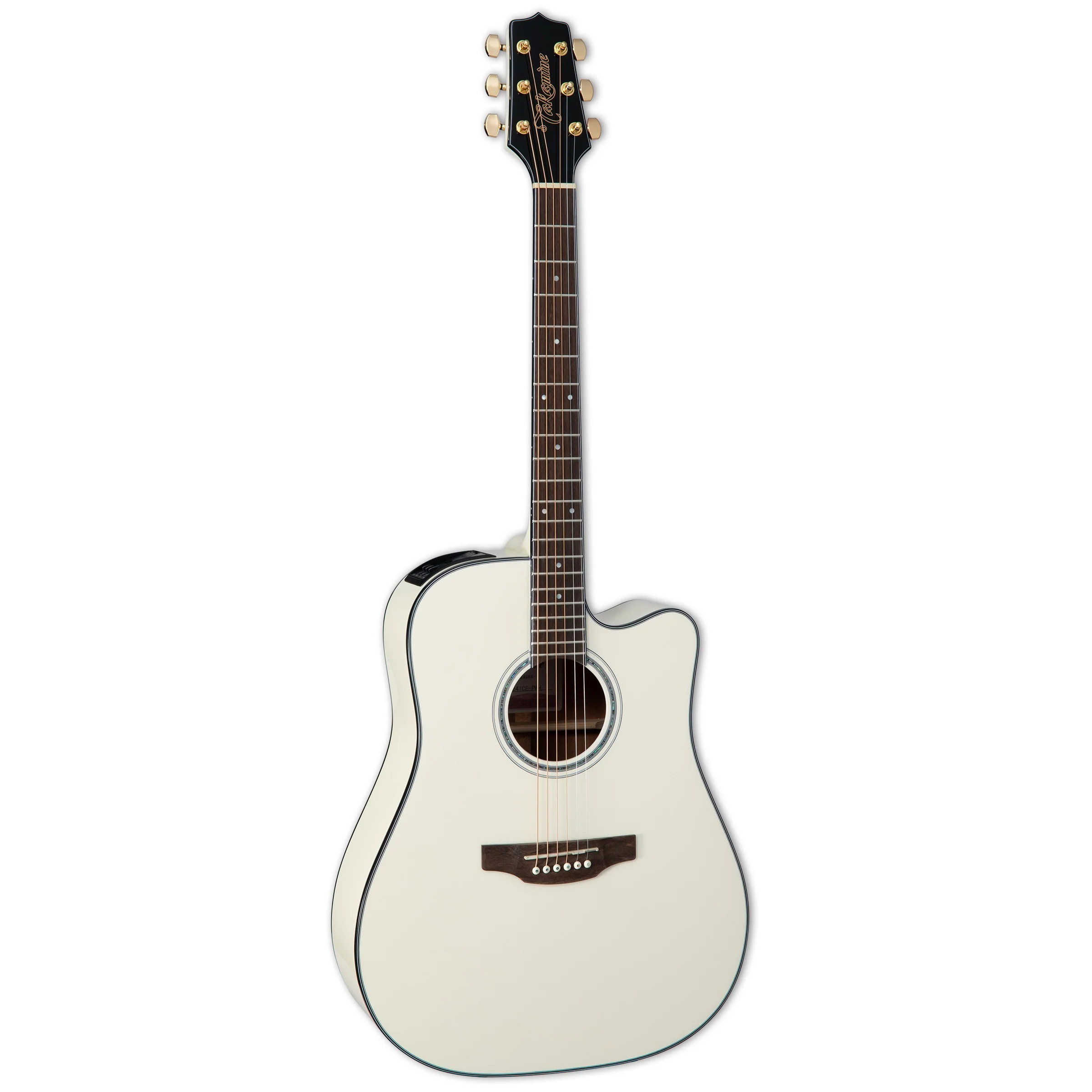 Takamine GD37CE-PW Dreadnought Acoustic Guitar, Solid Spruce Top, Maple B&S, Electronics