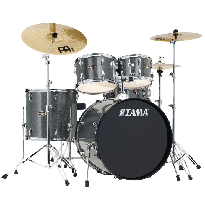 Tama IE52CGXS Imperialstar 5pc Complete Kit, 10, 12, 16, 22, 14s, Galaxy Silver (AIMM)