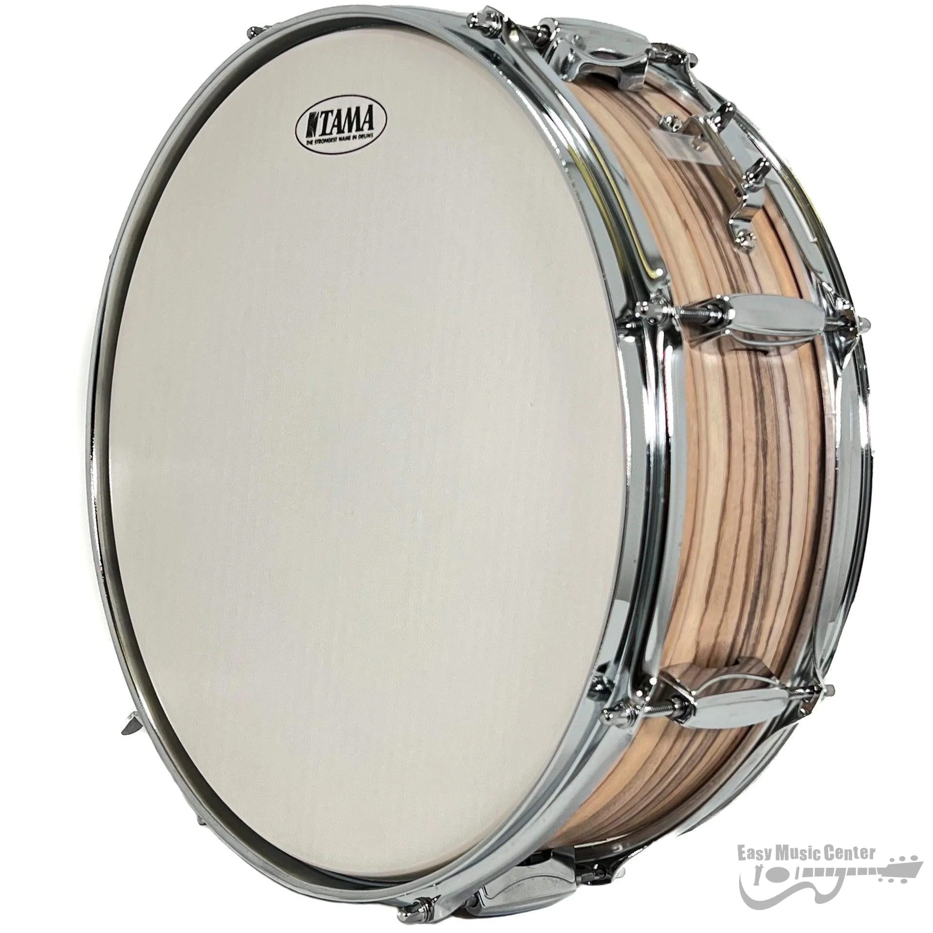 Tama IES145NZW 5x14 Snare Drum, Imperial Star Poplar, Natural Zebrawood Wrap