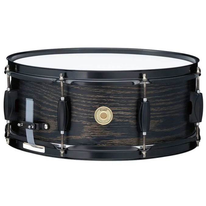 Tama WP1455BKBOW 5.5x14 Woodworks Snare Drum, Poplar, Black Oak Wrap
