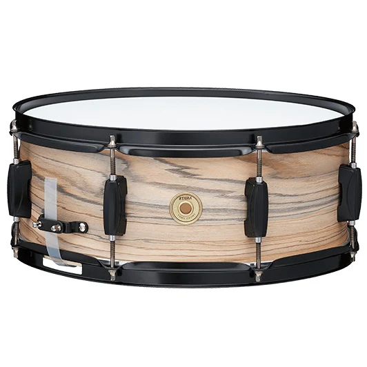 Tama WP1455BKNZW 5.5x14 Woodworks Snare Drum, Poplar, Natural Zebra Wood