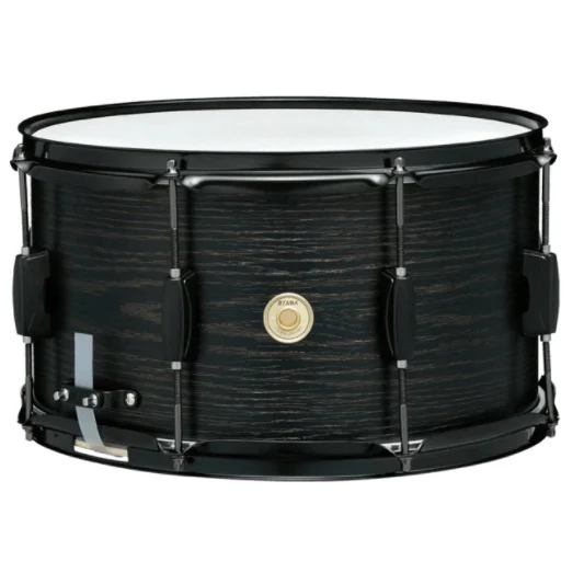 Tama WP148BKBOW 8x14 Poplar Woodworks Snare Drum, Black