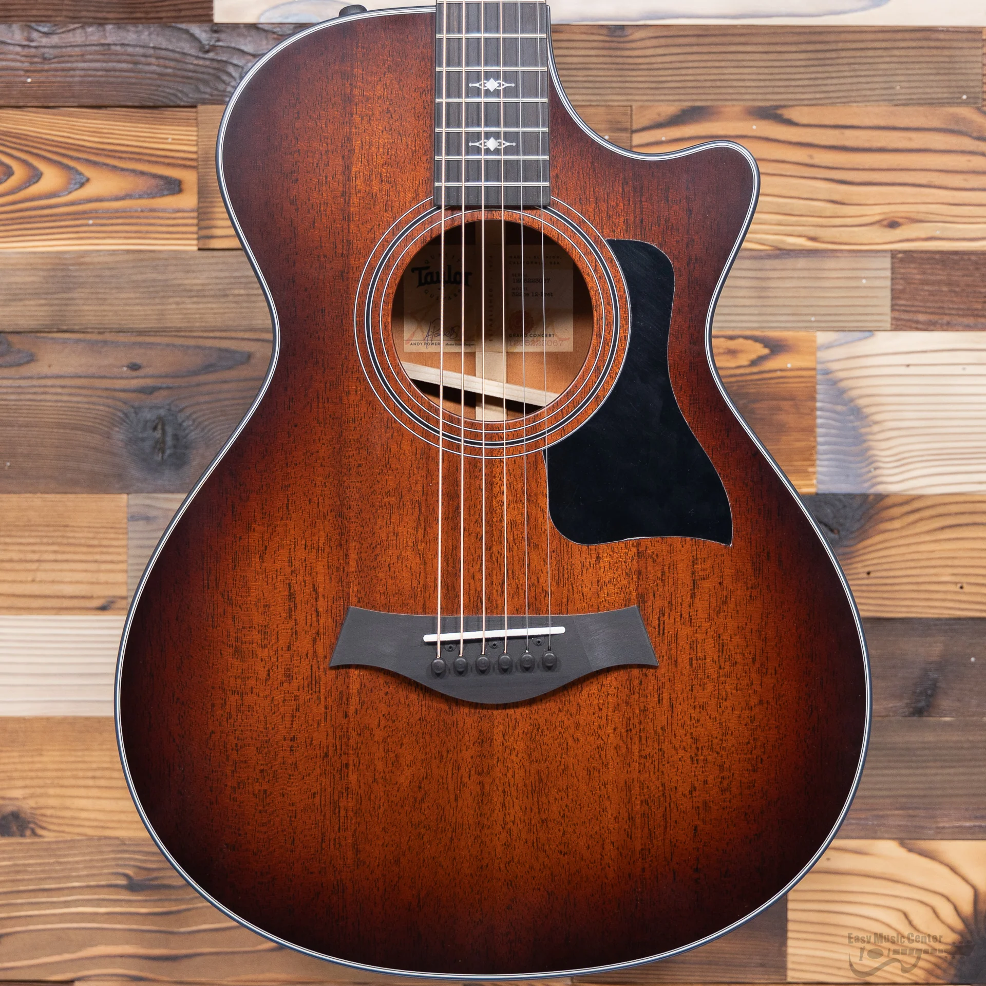 Taylor 322CE-12-FRET Grand Concert 12 Fret Acoustic-Electric Guitar (#1205223067) - Image 2
