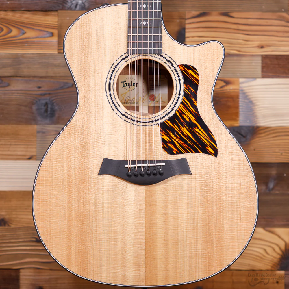 Taylor 354CE Grand Auditorium 12 String, Natural, Custaway, Electronics (1206025063) - Image 3