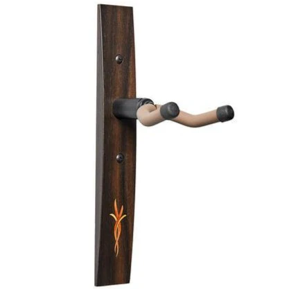Taylor 70193 Guitar Hanger, Ebony, Bouquet, Myrtlewood/Boxwood Inlay