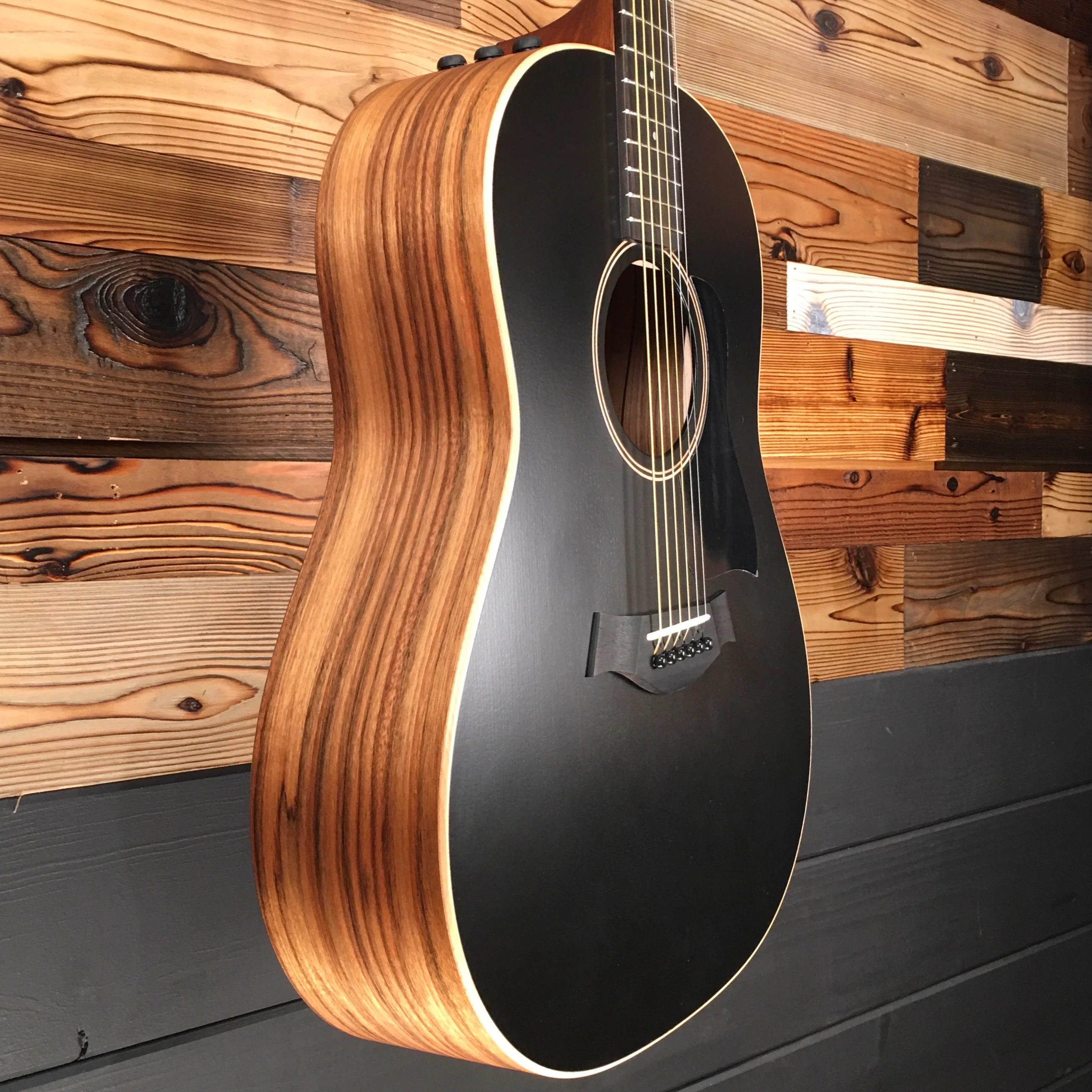 Taylor AD17E-BLACKTOP American Dream Black Top Acoustic-Electric Guitar (#1210060067) - Image 4