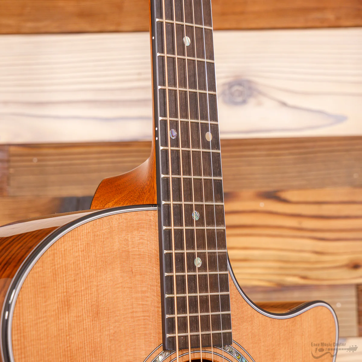 Taylor LEGACY-714CE Legacy Grand Auditorium w/ X-Bracing, Cuatway, Electronics, Cedar Top, RW b/s, Natural (#1202055066) - Image 10